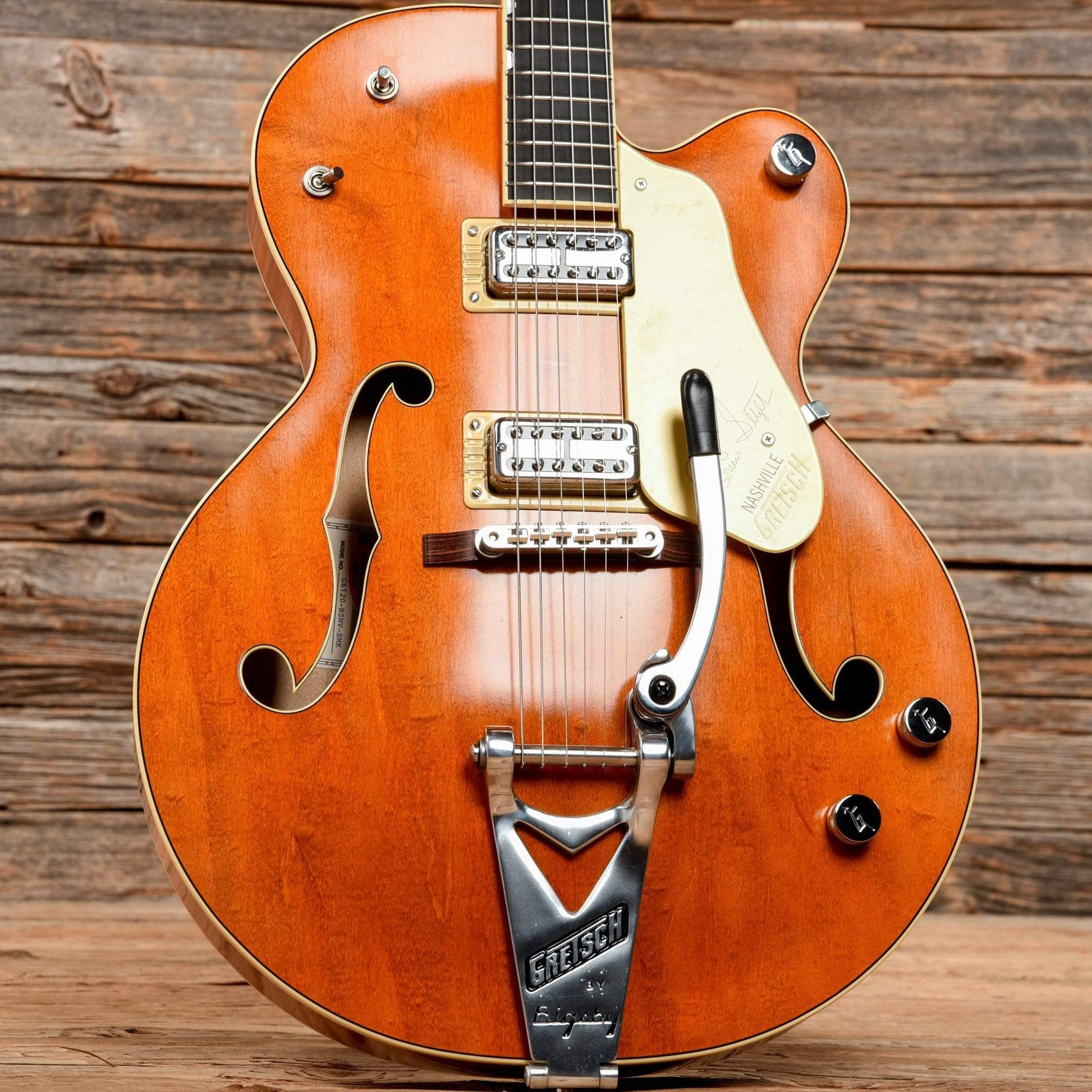 Gretsch G6120T-BSSMK Brian Setzer Signature Nashville Hollow Body '59 "Smoke" Smoke Orange 2020 Electric Guitars / Hollow Body