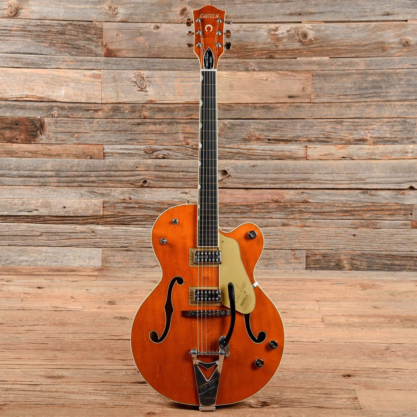 Gretsch G6120T-BSSMK Brian Setzer Signature Nashville Hollow Body '59 "Smoke" Smoke Orange 2020 Electric Guitars / Hollow Body