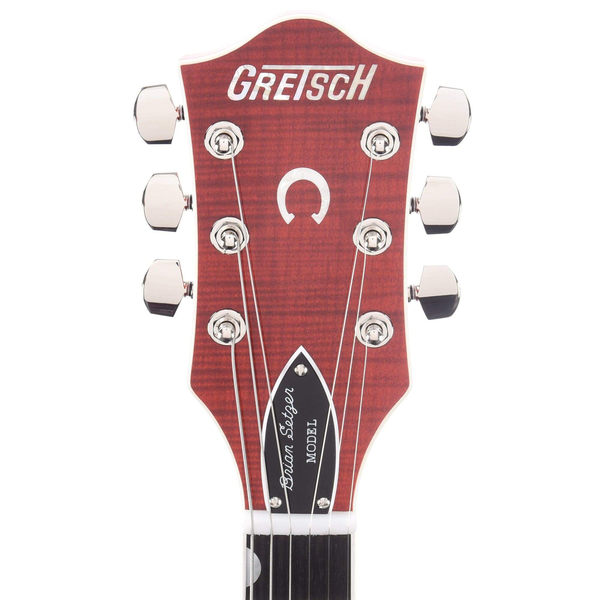 Gretsch G6120TFM-BSNV Brian Setzer Signature Nashville Orange Stain Electric Guitars / Hollow Body