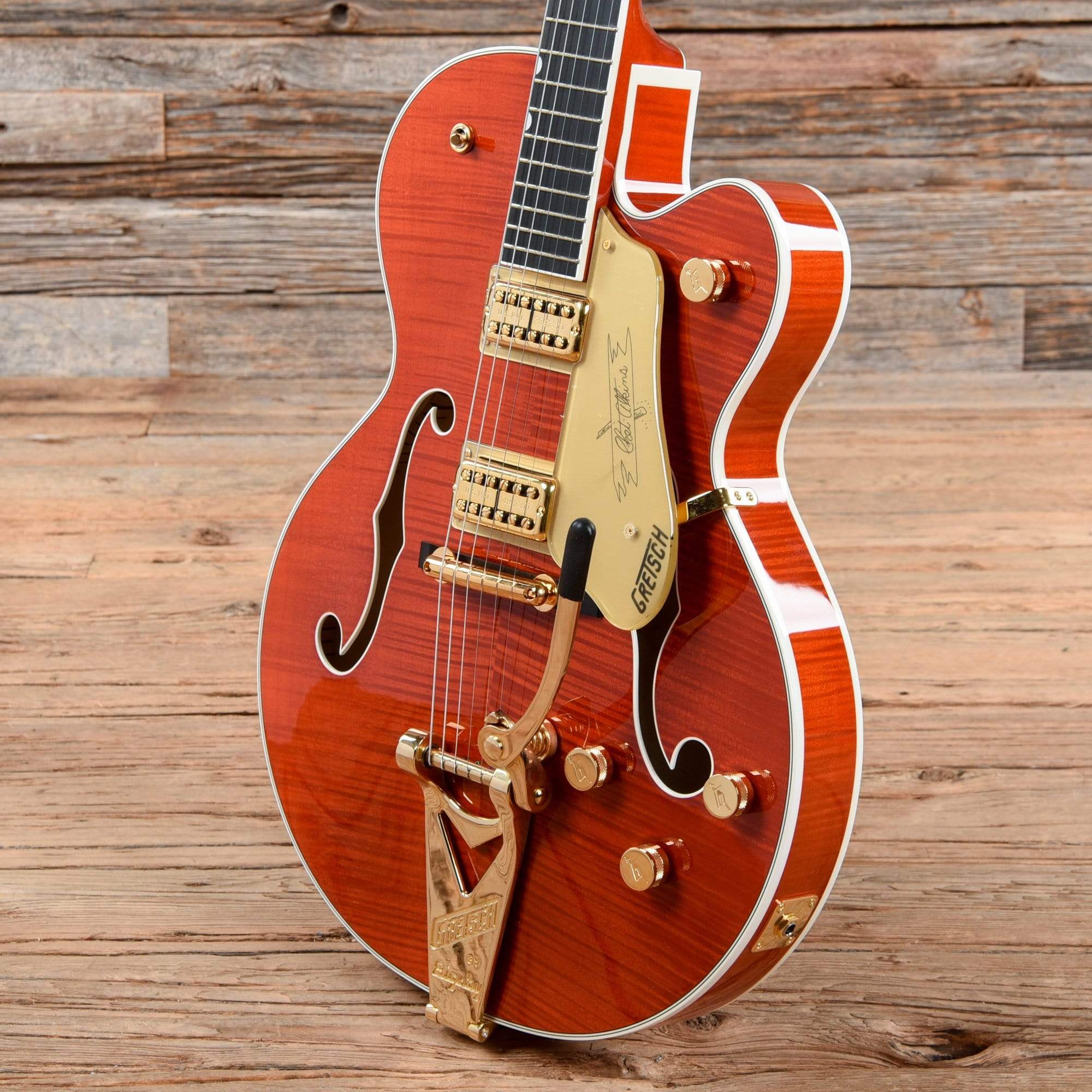 Gretsch G6120TFM Players Edition Nashville Orange Stain w/Bigsby Electric Guitars / Hollow Body