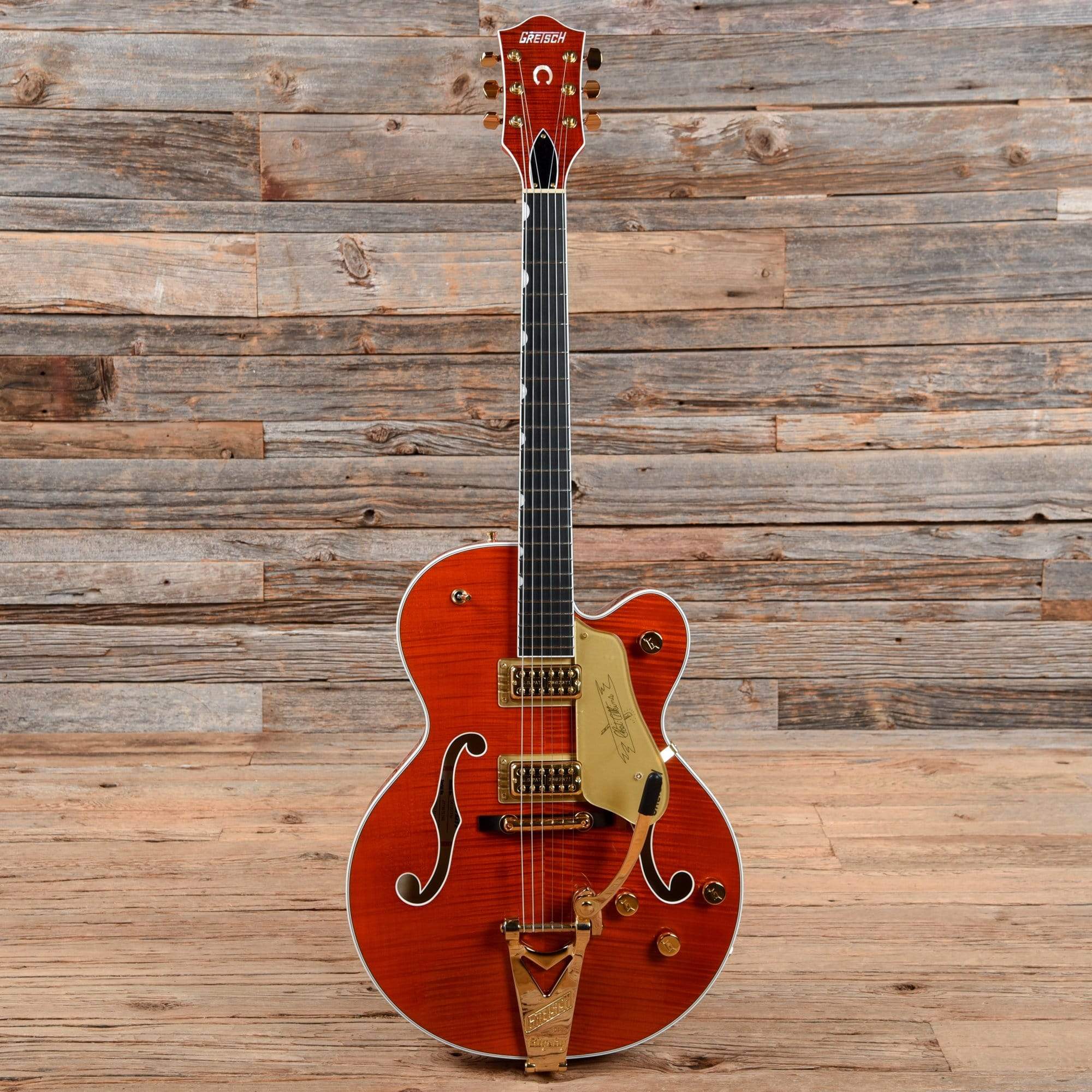 Gretsch G6120TFM Players Edition Nashville Orange Stain w/Bigsby Electric Guitars / Hollow Body