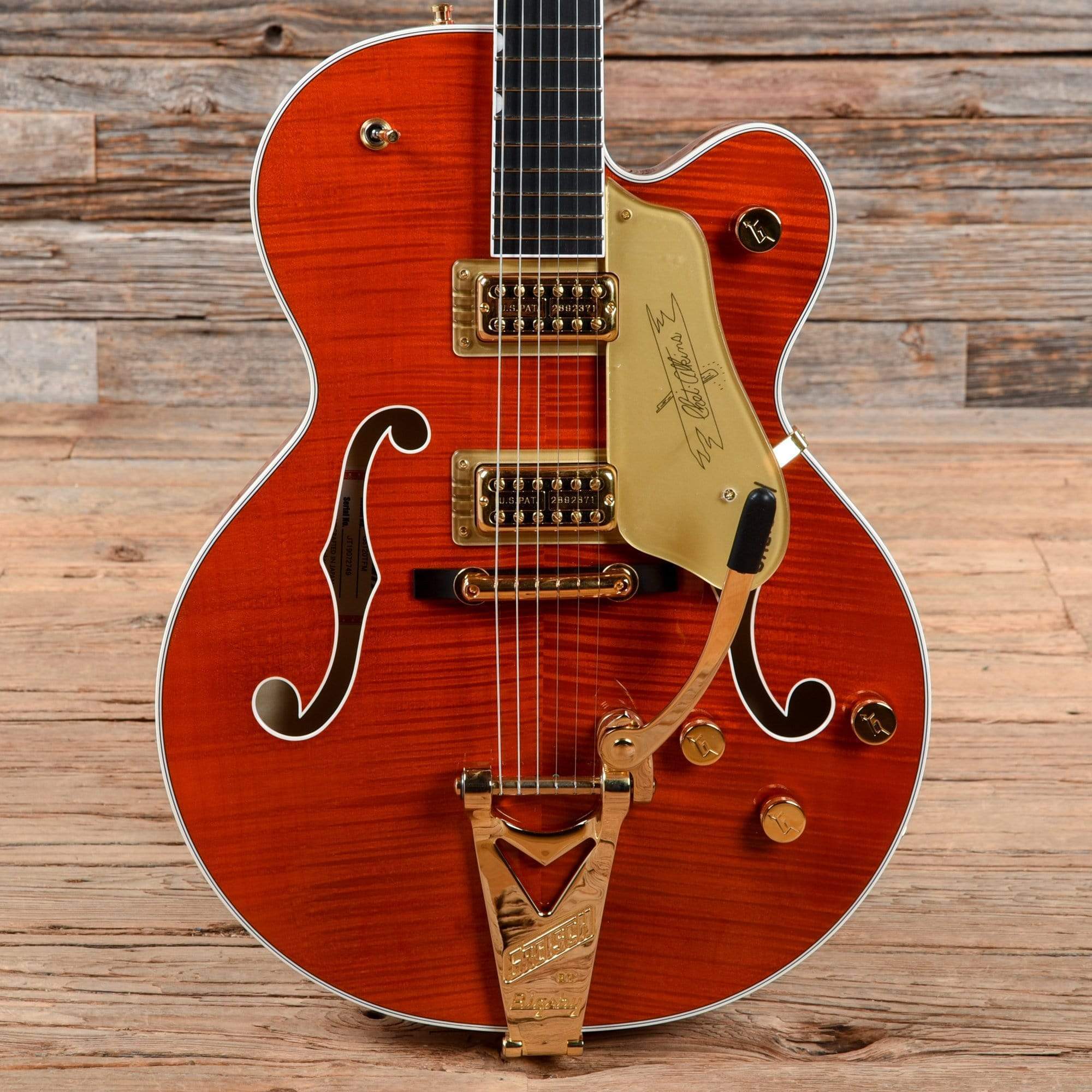 Gretsch G6120TFM Players Edition Nashville Orange Stain w/Bigsby Electric Guitars / Hollow Body
