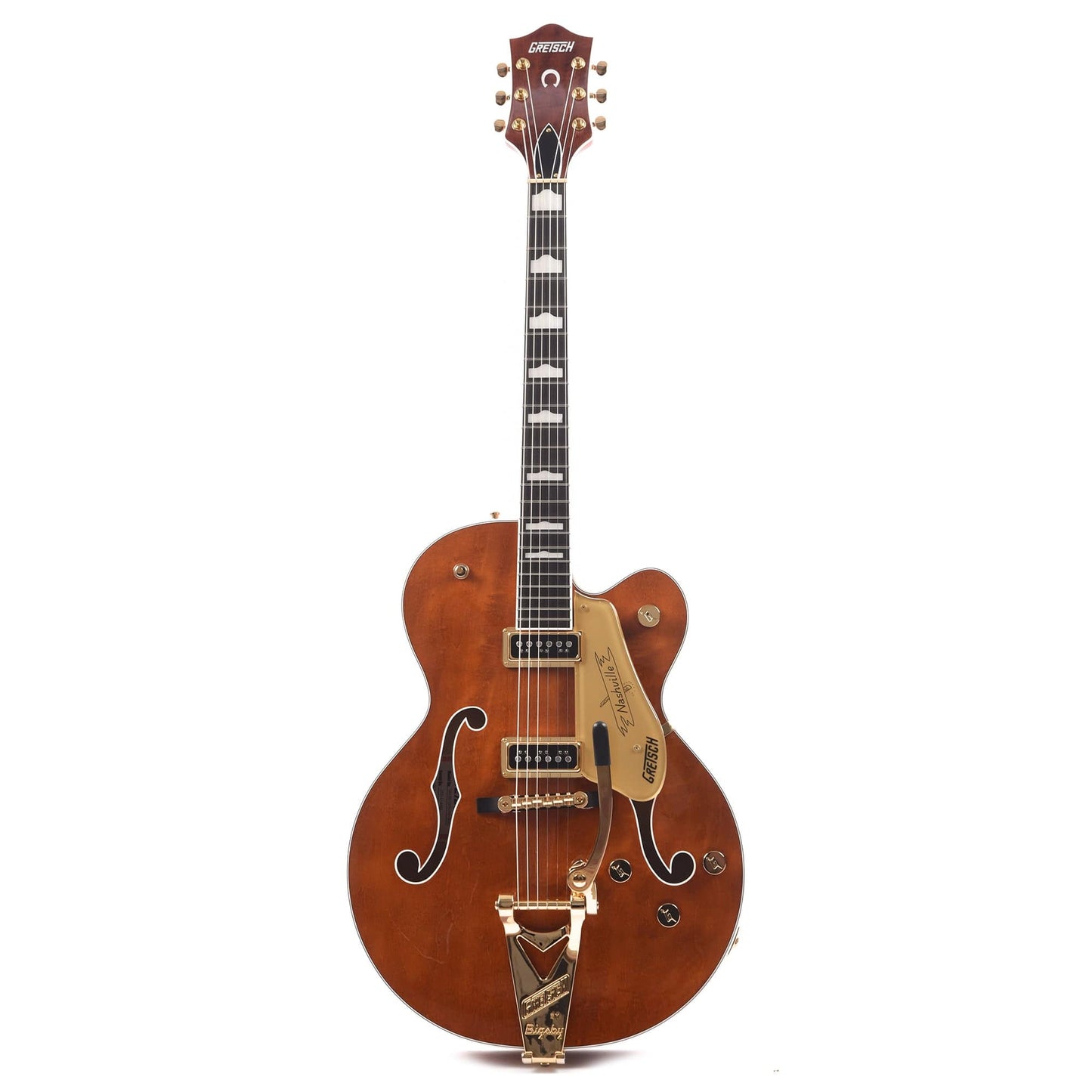 Gretsch G6120TG-DS Players Edition Nashville Hollow Body DS Roundup Orange w/Bigsby Electric Guitars / Hollow Body