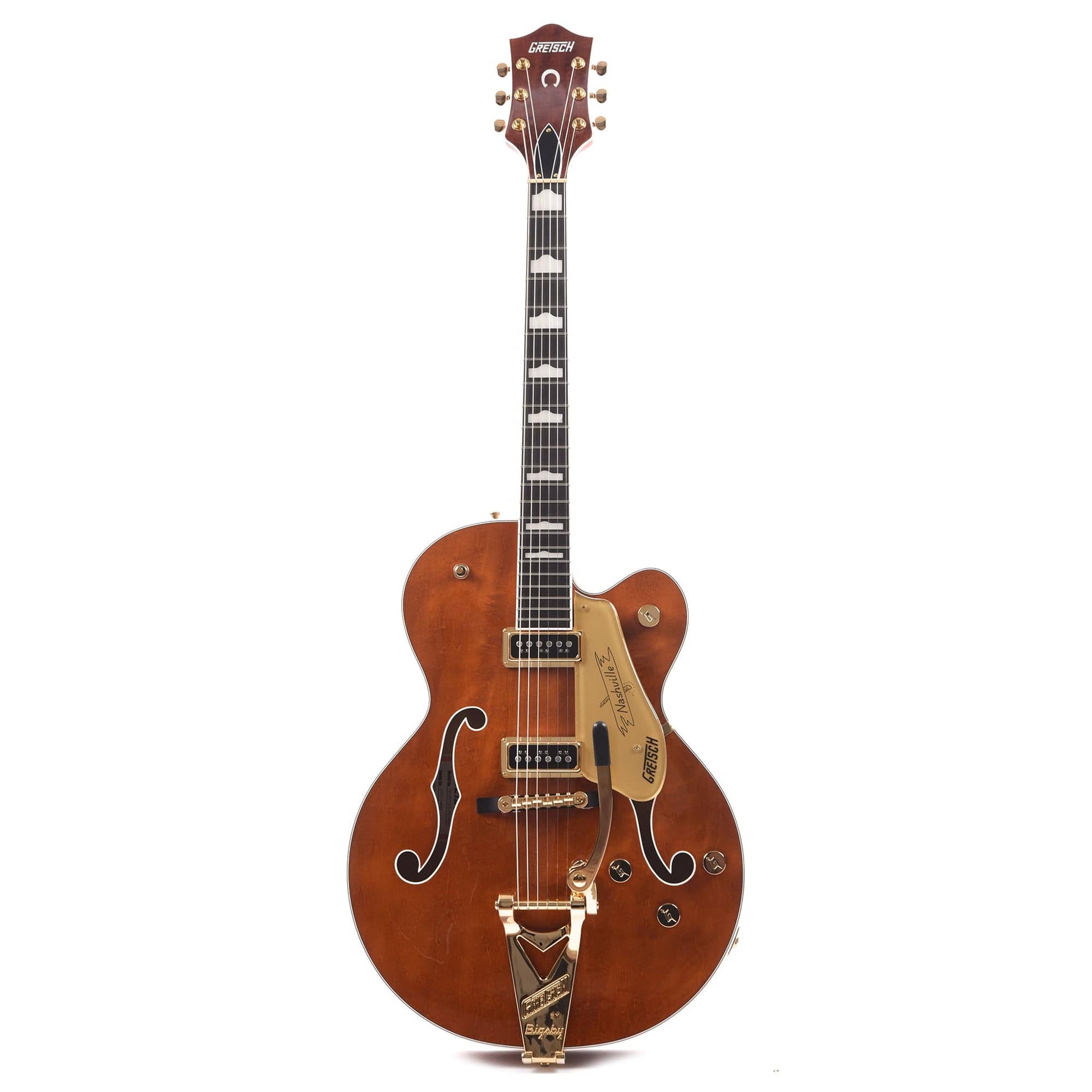 Gretsch G6120TG-DS Players Edition Nashville Hollow Body DS Roundup Orange w/Bigsby Electric Guitars / Hollow Body