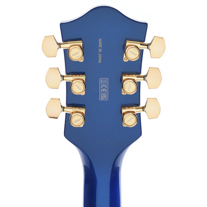 Gretsch G6120TG Players Edition Nashville Hollow Body Azure Metallic w/Bigsby Electric Guitars / Hollow Body