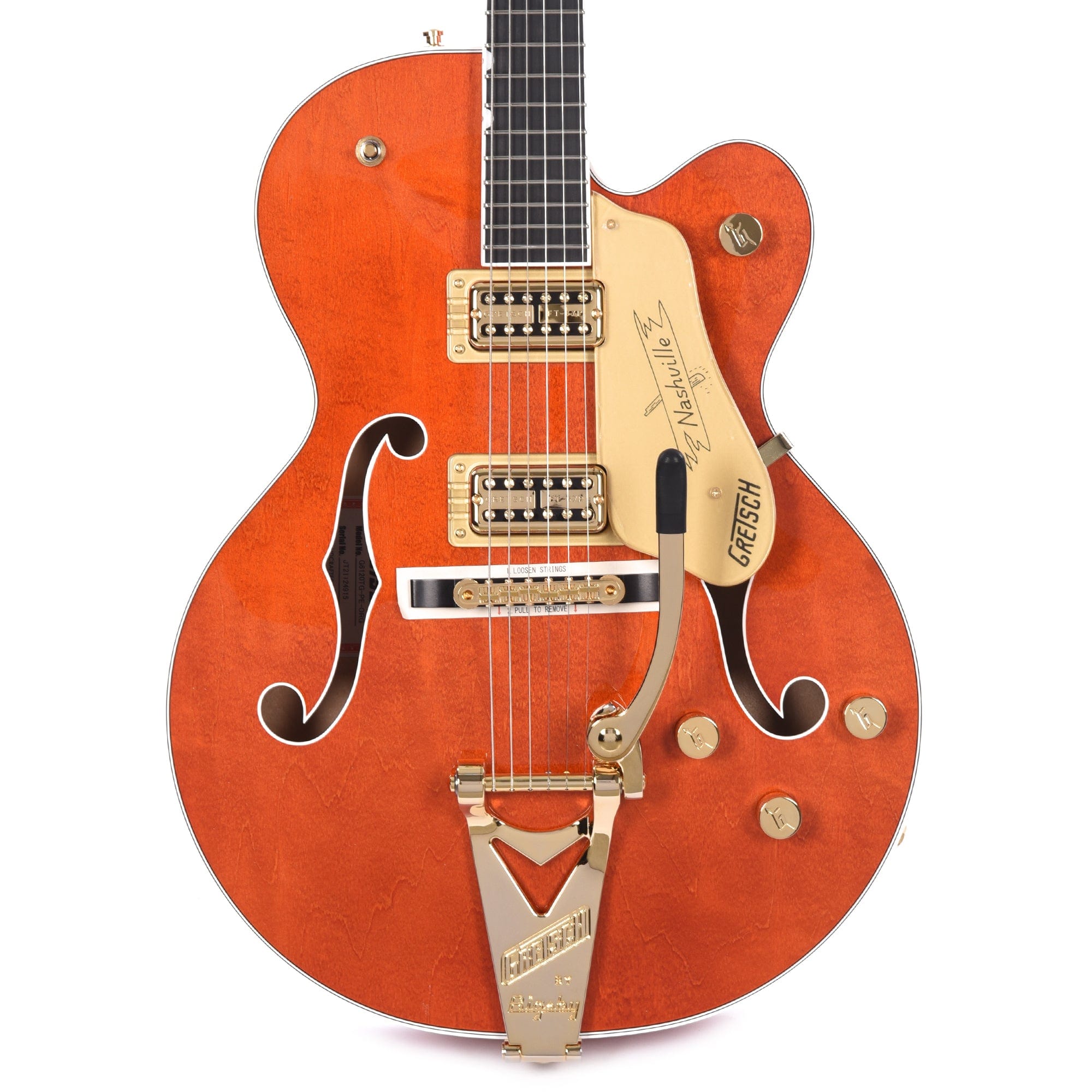 Gretsch G6120TG Players Edition Nashville Hollow Body Orange Stain w/Bigsby Electric Guitars / Hollow Body