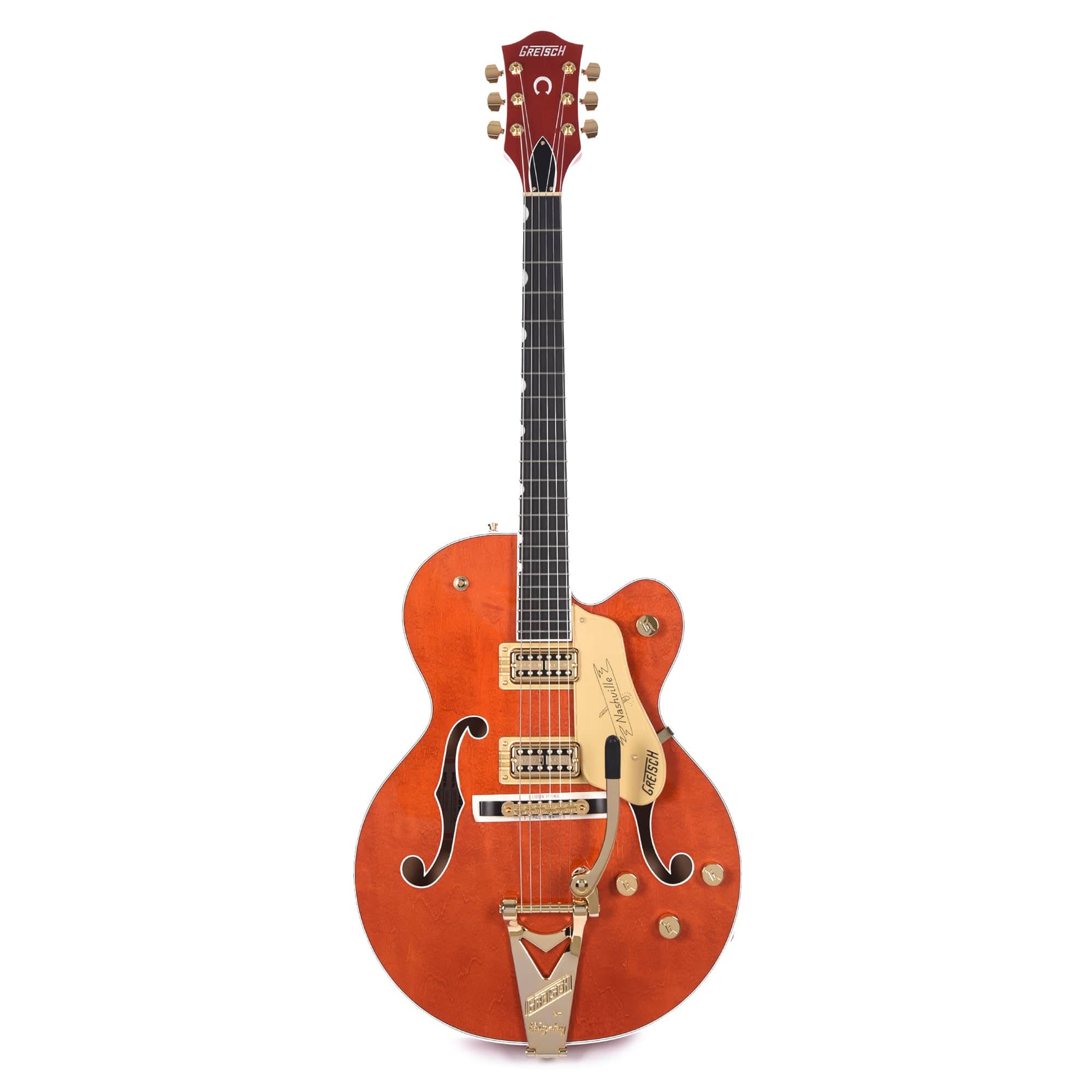 Gretsch G6120TG Players Edition Nashville Hollow Body Orange Stain w/Bigsby Electric Guitars / Hollow Body
