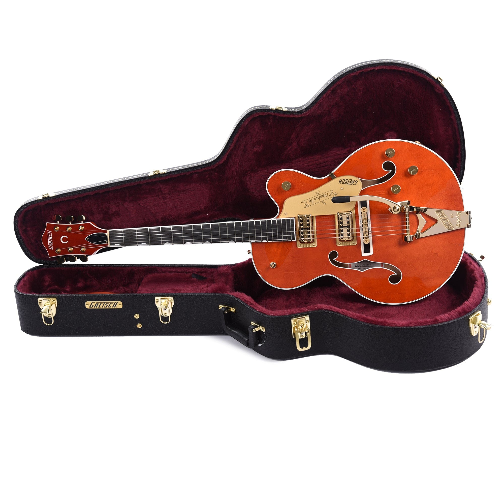 Gretsch G6120TG Players Edition Nashville Hollow Body Orange Stain w/Bigsby Electric Guitars / Hollow Body