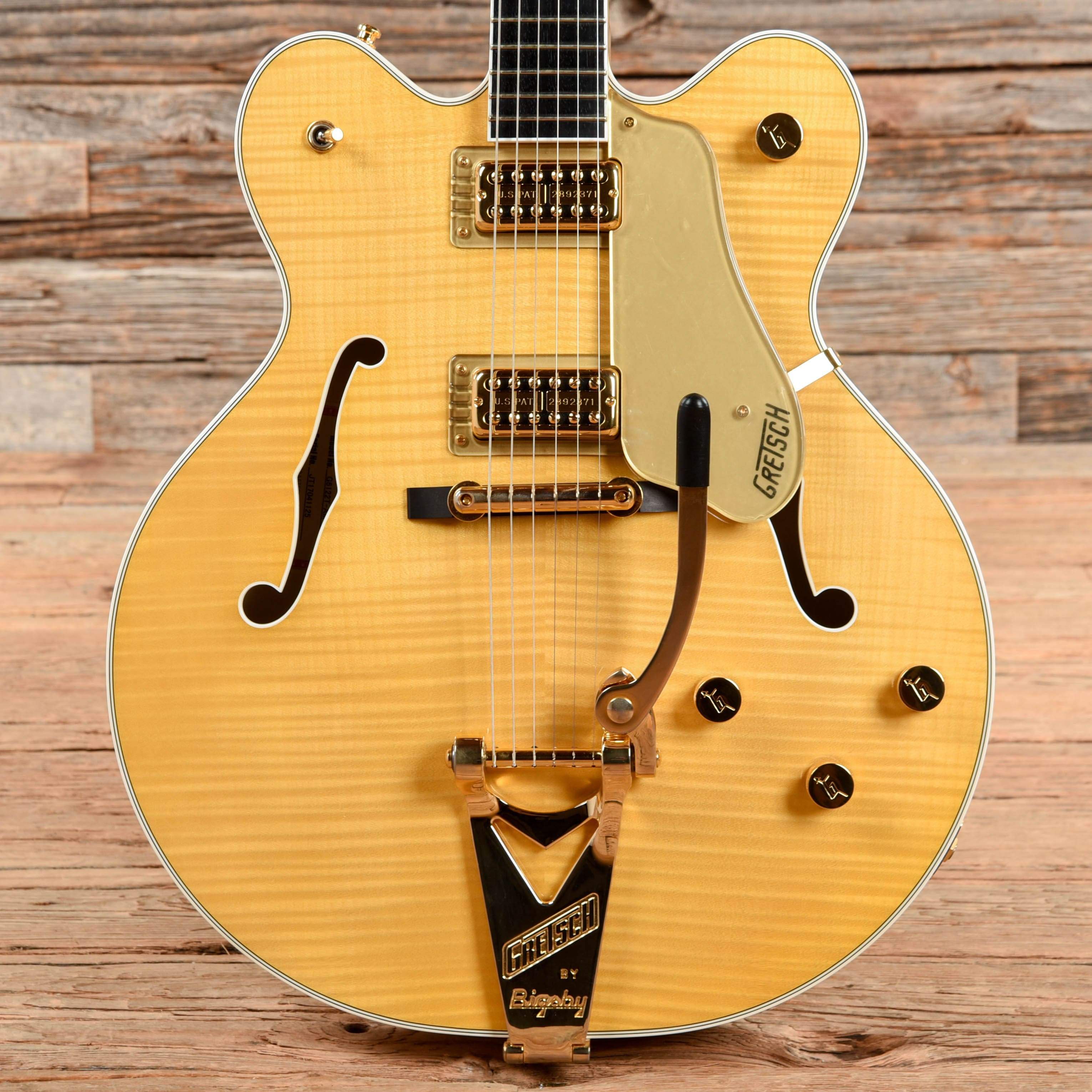 Gretsch G6122TFM Players Edition Country Gentleman Flamed Amber 2017 Electric Guitars / Hollow Body
