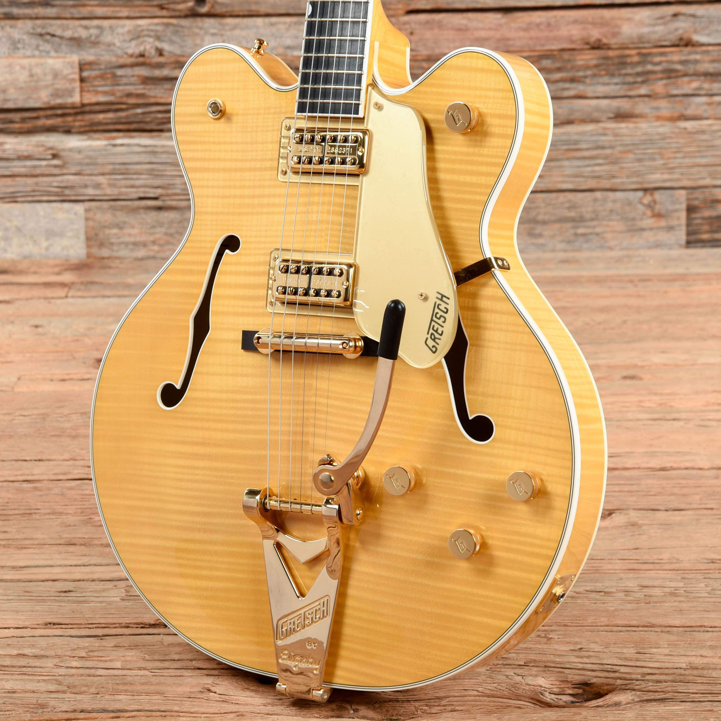 Gretsch G6122TFM Players Edition Country Gentleman Flamed Amber 2017 Electric Guitars / Hollow Body
