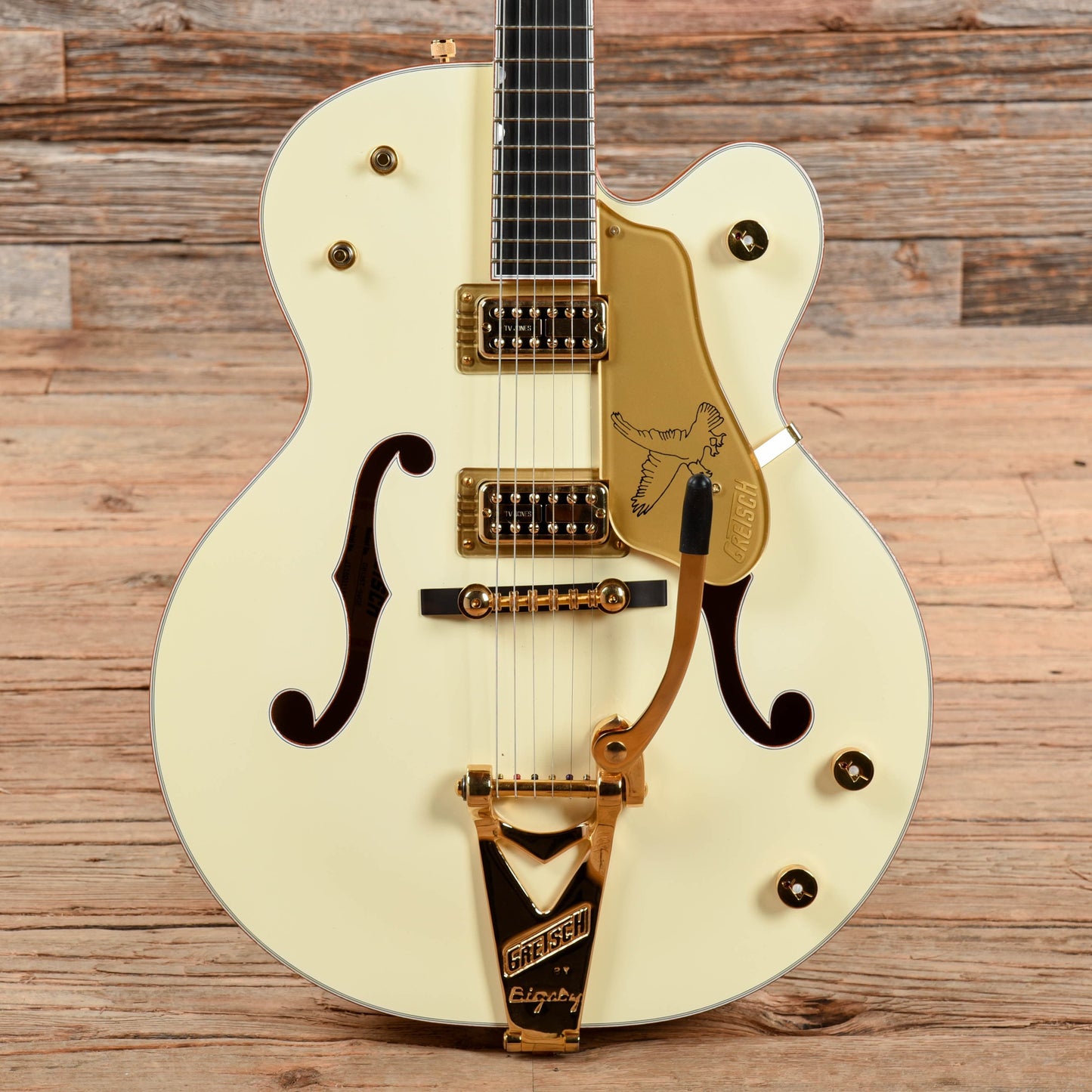 Gretsch G6136T-59 Vintage Select '59 Falcon with Bigsby White Electric Guitars / Hollow Body