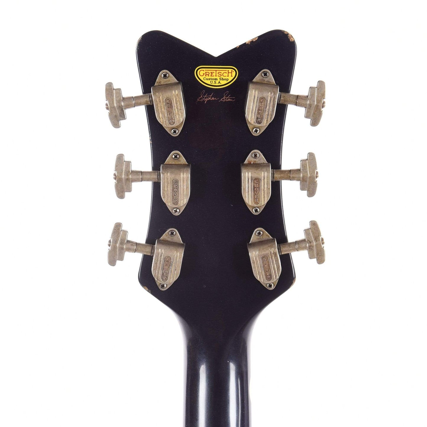 Gretsch G6136T Custom Rich Robinson Magpie Raven's Breast Blue Relic w/Bigsby Master Built by Steven Stern Electric Guitars / Hollow Body