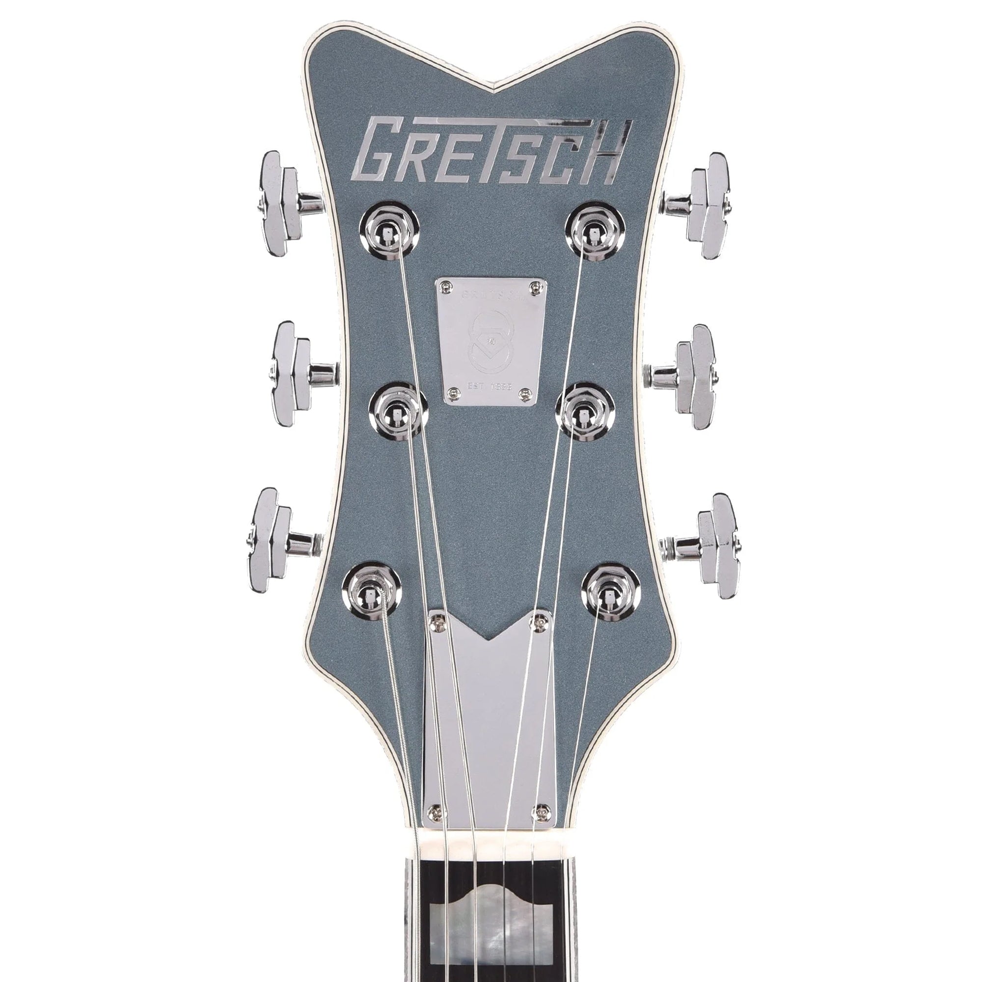 Gretsch G6136T LTD 140th Double Platinum Falcon with String-Thru Bigsby Two-Tone Stone Platinum/Pure Platinum Electric Guitars / Hollow Body