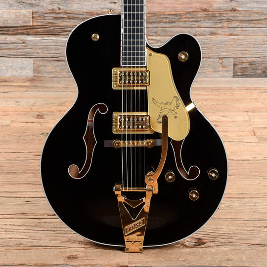Gretsch G6136T Players Edition Falcon with String-Thru Bigsby Black Electric Guitars / Hollow Body