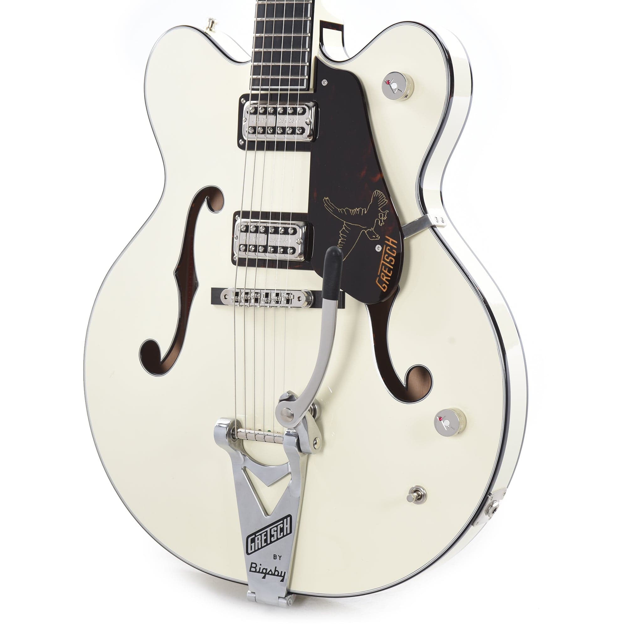 Gretsch G6136T-RF Richard Fortus Signature Falcon Center Block Vintage White w/Bigsby Electric Guitars / Hollow Body