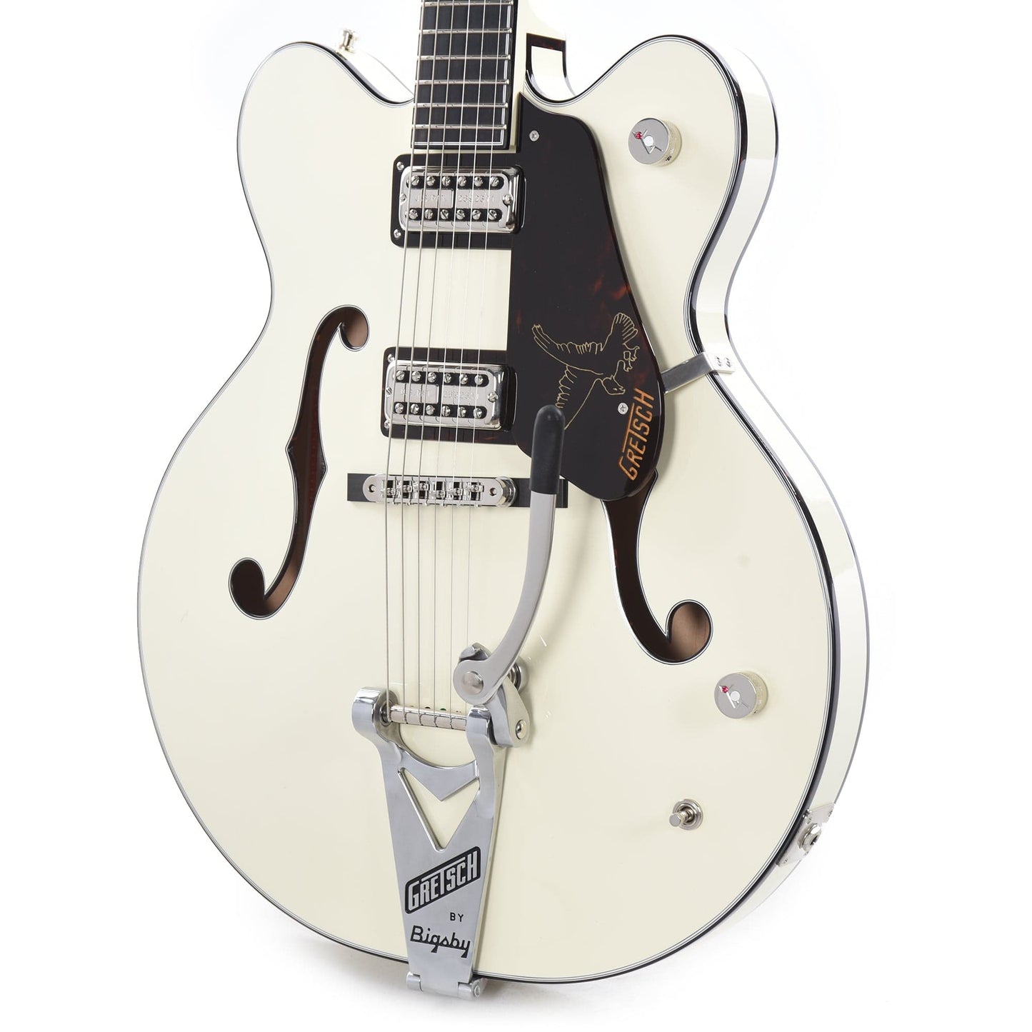 Gretsch G6136T-RF Richard Fortus Signature Falcon Center Block Vintage White w/Bigsby Electric Guitars / Hollow Body