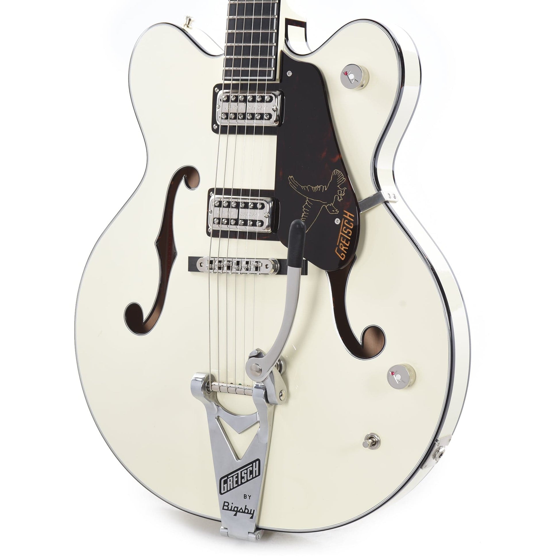 Gretsch G6136T-RF Richard Fortus Signature Falcon Center Block Vintage White w/Bigsby Electric Guitars / Hollow Body