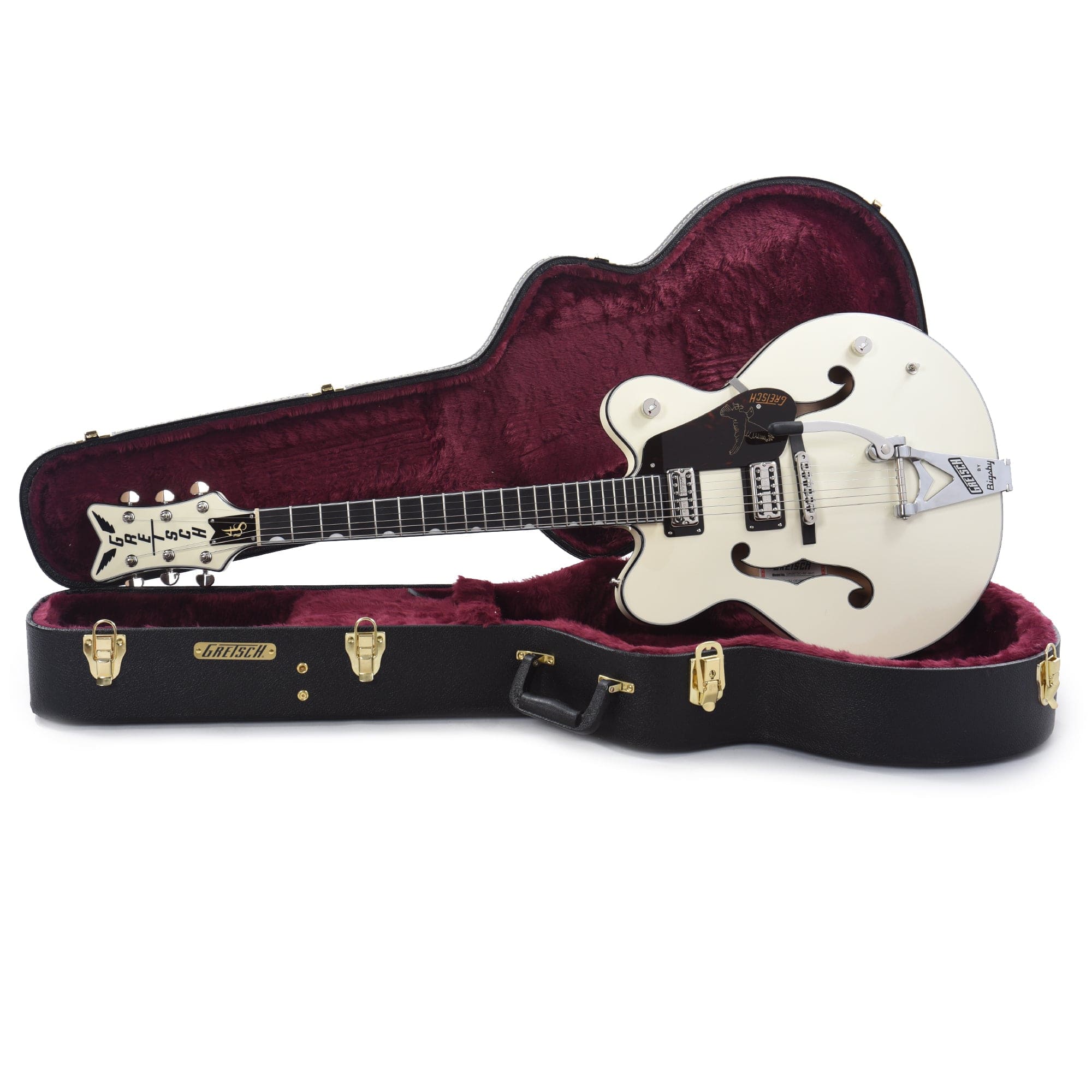 Gretsch G6136T-RF Richard Fortus Signature Falcon Center Block Vintage White w/Bigsby Electric Guitars / Hollow Body