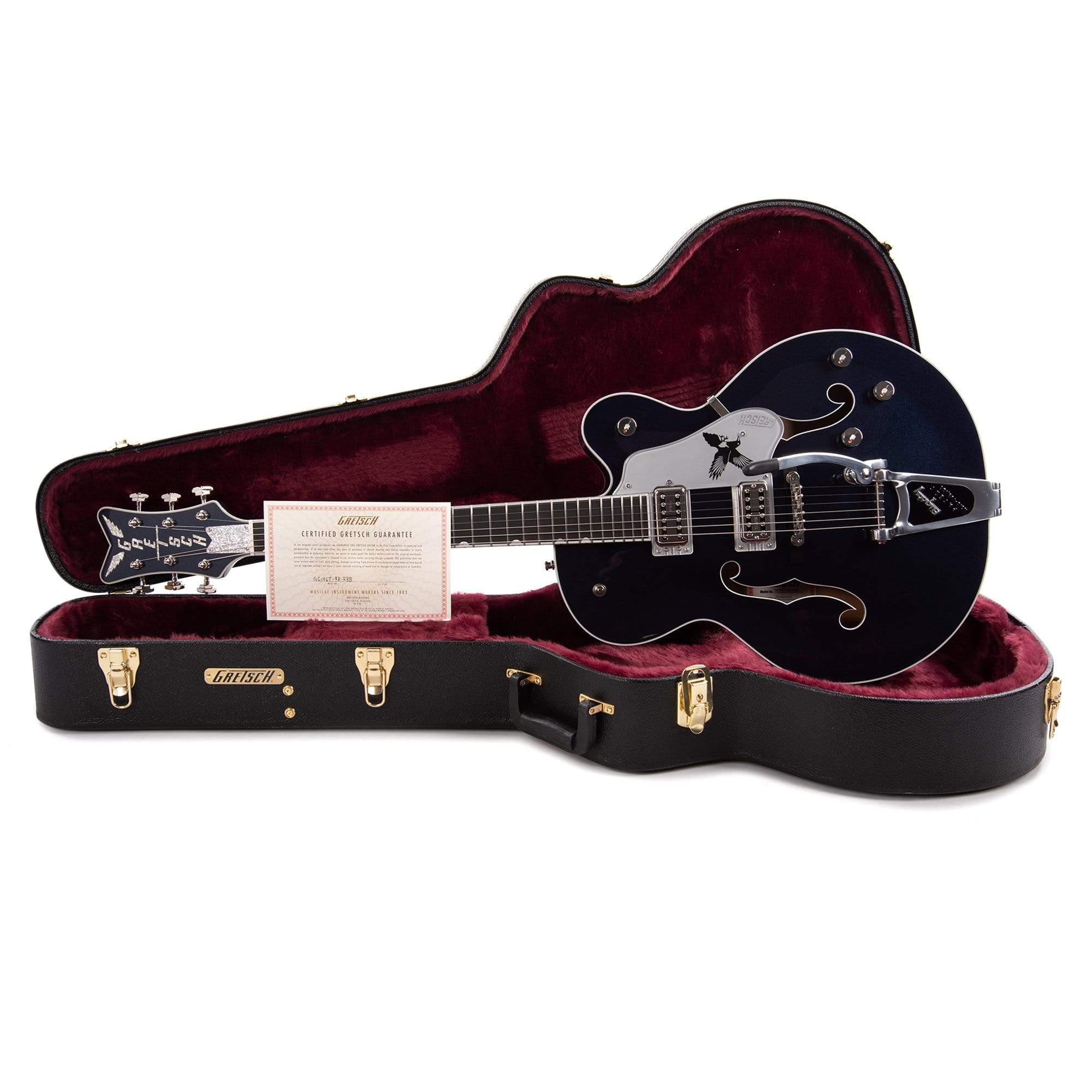 Gretsch G6136T-RR Rich Robinson Signature Falcon Raven's Breast Blue w/Bigsby Electric Guitars / Hollow Body