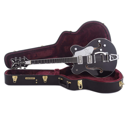 Gretsch G6636T Players Edition Silver Falcon Center Block Double-Cut Black w/String-Thru Bigsby Electric Guitars / Hollow Body