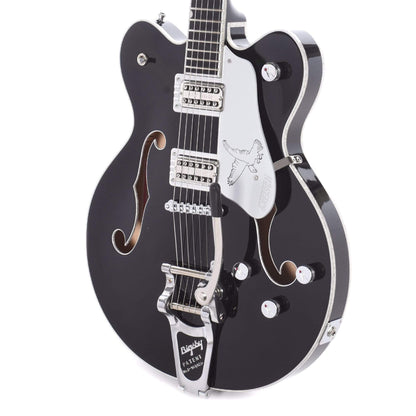 Gretsch G6636T Players Edition Silver Falcon Center Block Double-Cut Black w/String-Thru Bigsby Electric Guitars / Hollow Body
