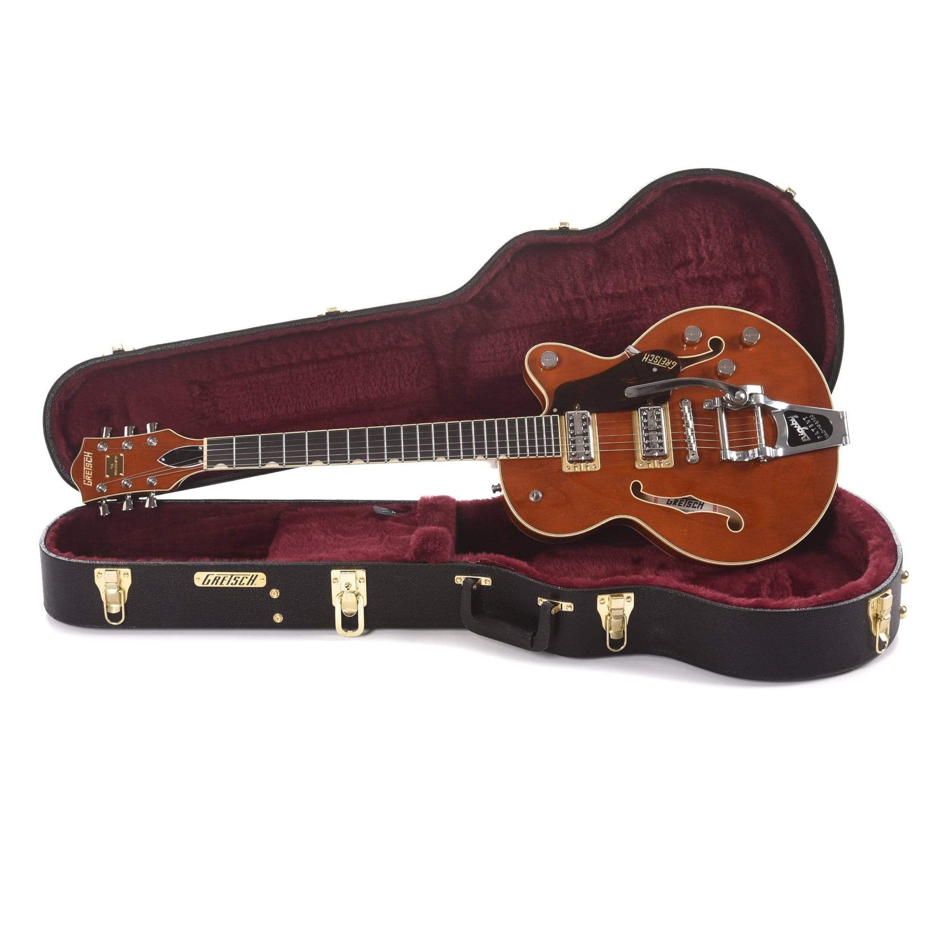 Gretsch G6659T Players Edition Broadkaster Jr. Center Block Single-Cut Roundup Orange w/Bigsby Electric Guitars / Hollow Body