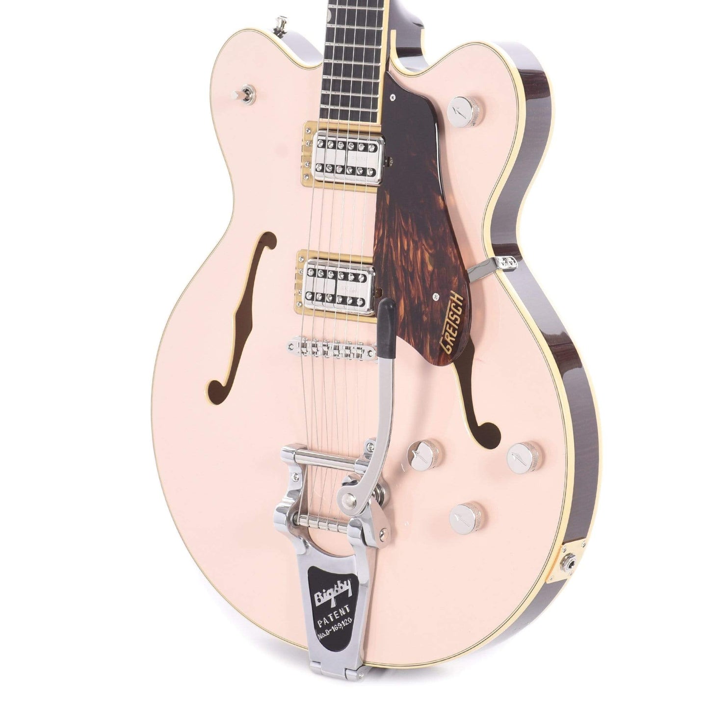 Gretsch Player's Edition G6609TDC Broadkaster Center Block Shell Pink w/Broad'Tron Pickups & Bigsby Electric Guitars / Hollow Body
