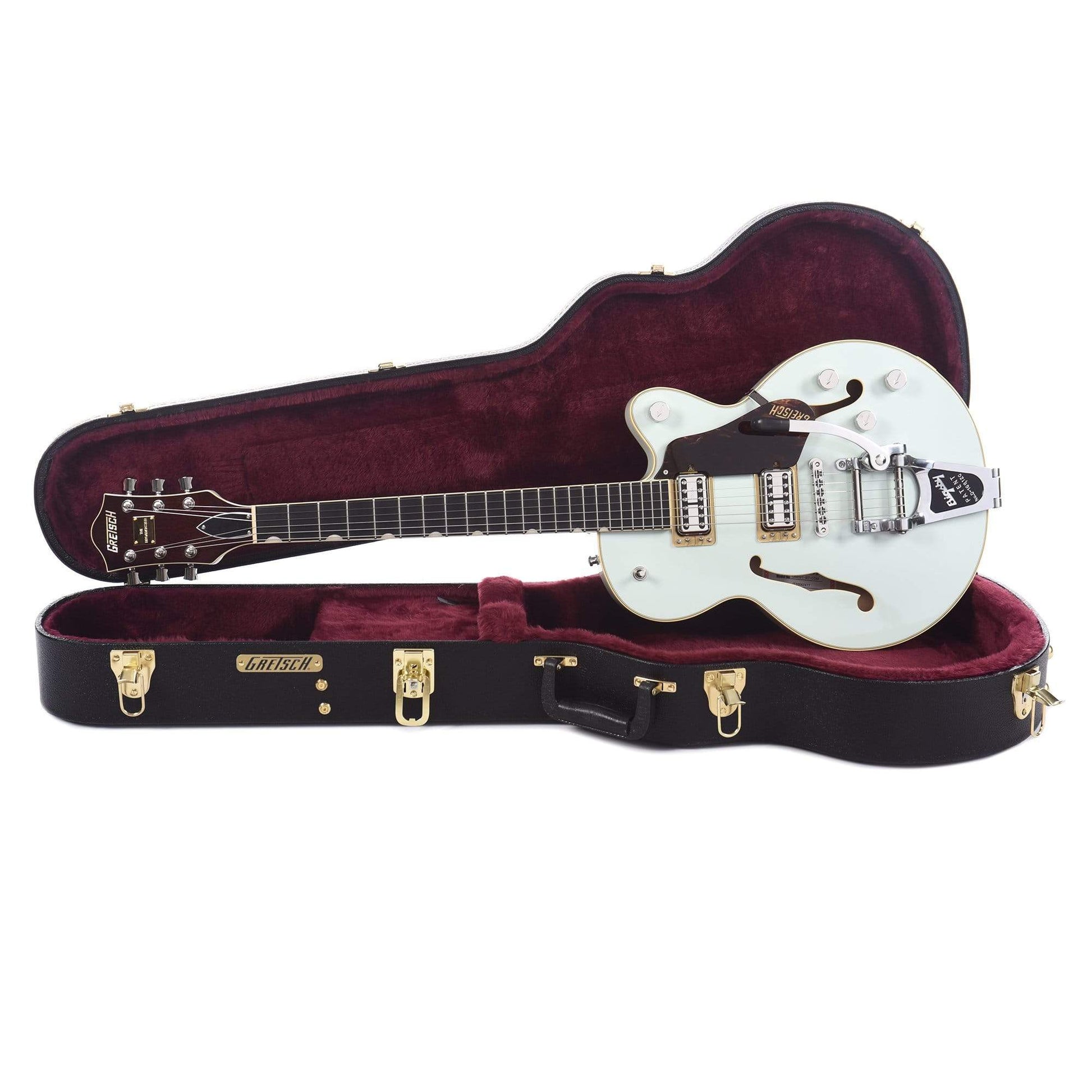 Gretsch Player's Edition G6659T Broadkaster Jr.Center Block Creme de Marine w/Broad'Tron Pickups & Bigsby Electric Guitars / Hollow Body