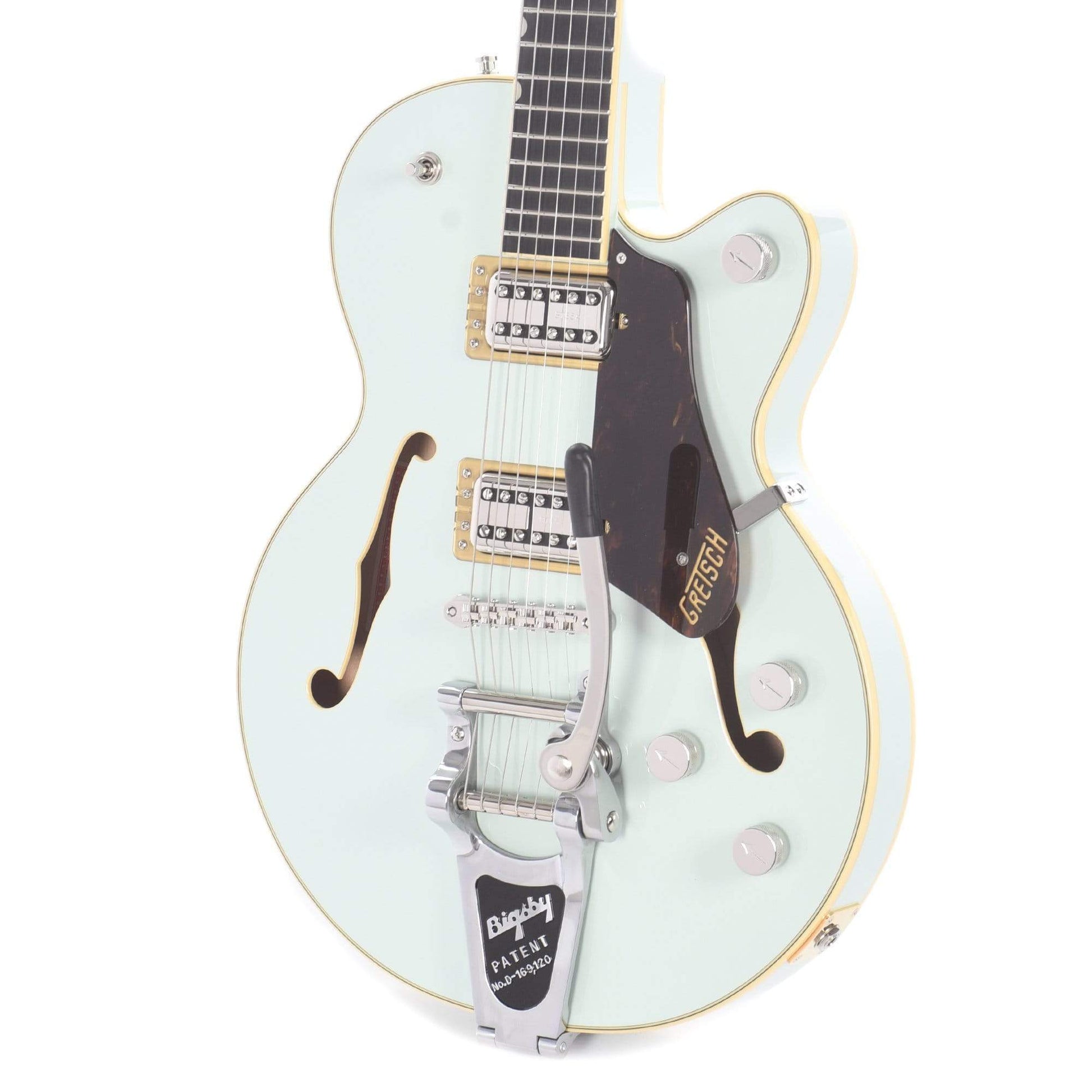 Gretsch Player's Edition G6659T Broadkaster Jr.Center Block Creme de Marine w/Broad'Tron Pickups & Bigsby Electric Guitars / Hollow Body