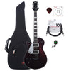 Gretsch G5220LH Electromatic Jet BT Dark Cherry Metallic LEFTY w/Gig Bag, Tuner, (1) Cable, Picks and Strings Bundle Electric Guitars / Left-Handed