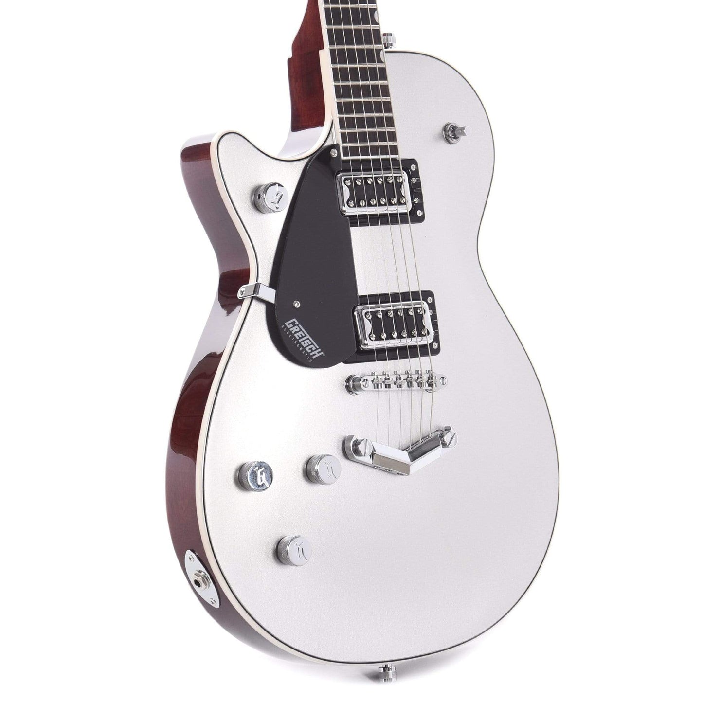 Gretsch G5230 Electromatic Jet FT Single-Cut Airline Silver LEFTY w/V-Stoptail Electric Guitars / Left-Handed
