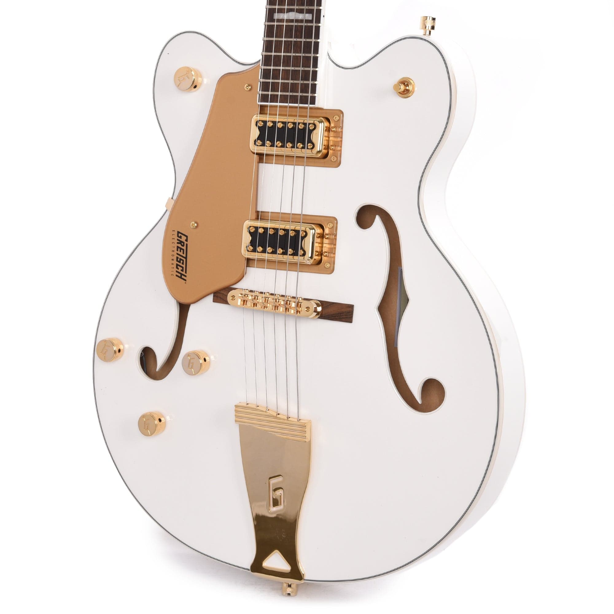 Gretsch G5422G LEFTY Electromatic Hollow-Body Double Cut Snowcrest White Electric Guitars / Left-Handed