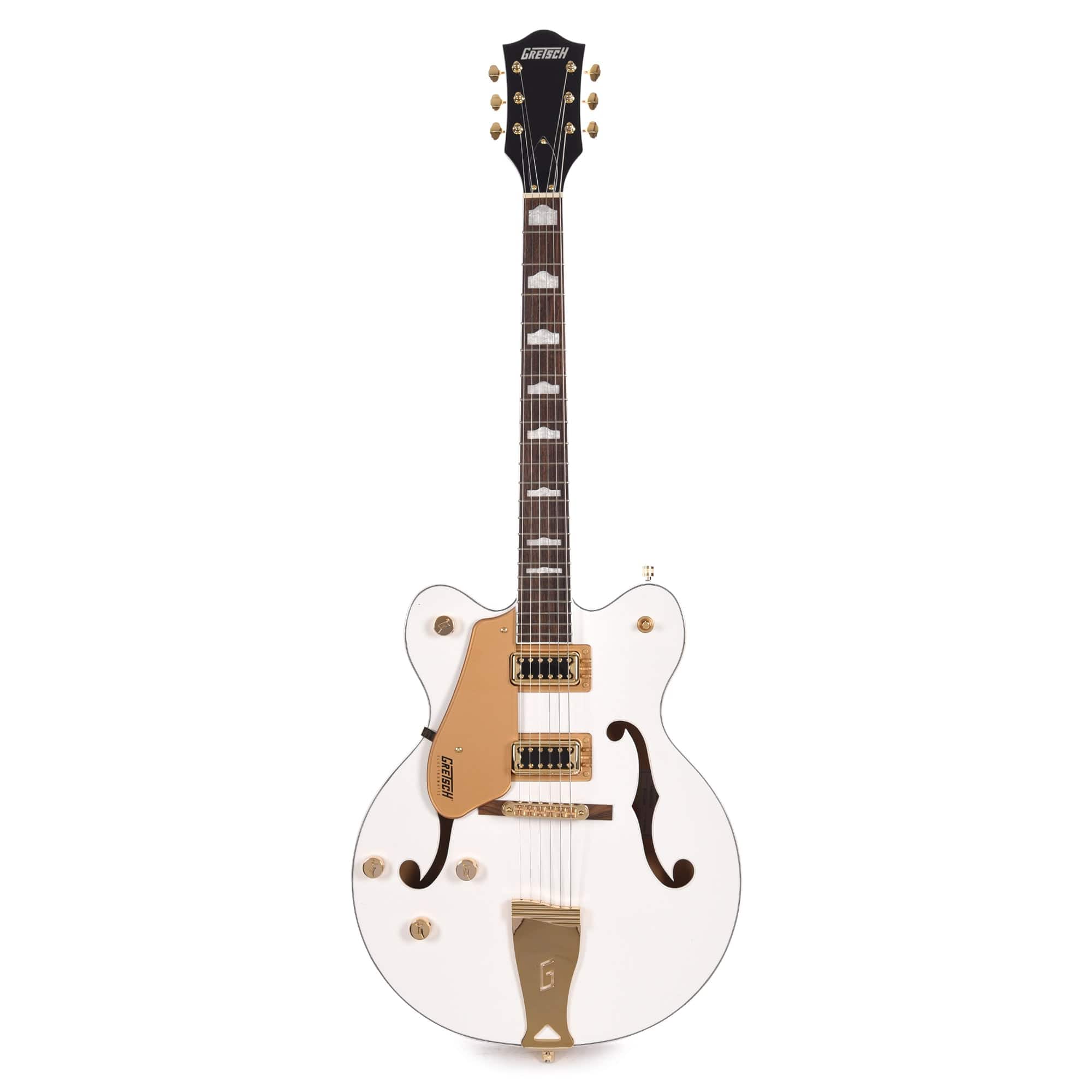 Gretsch G5422G LEFTY Electromatic Hollow-Body Double Cut Snowcrest White Electric Guitars / Left-Handed