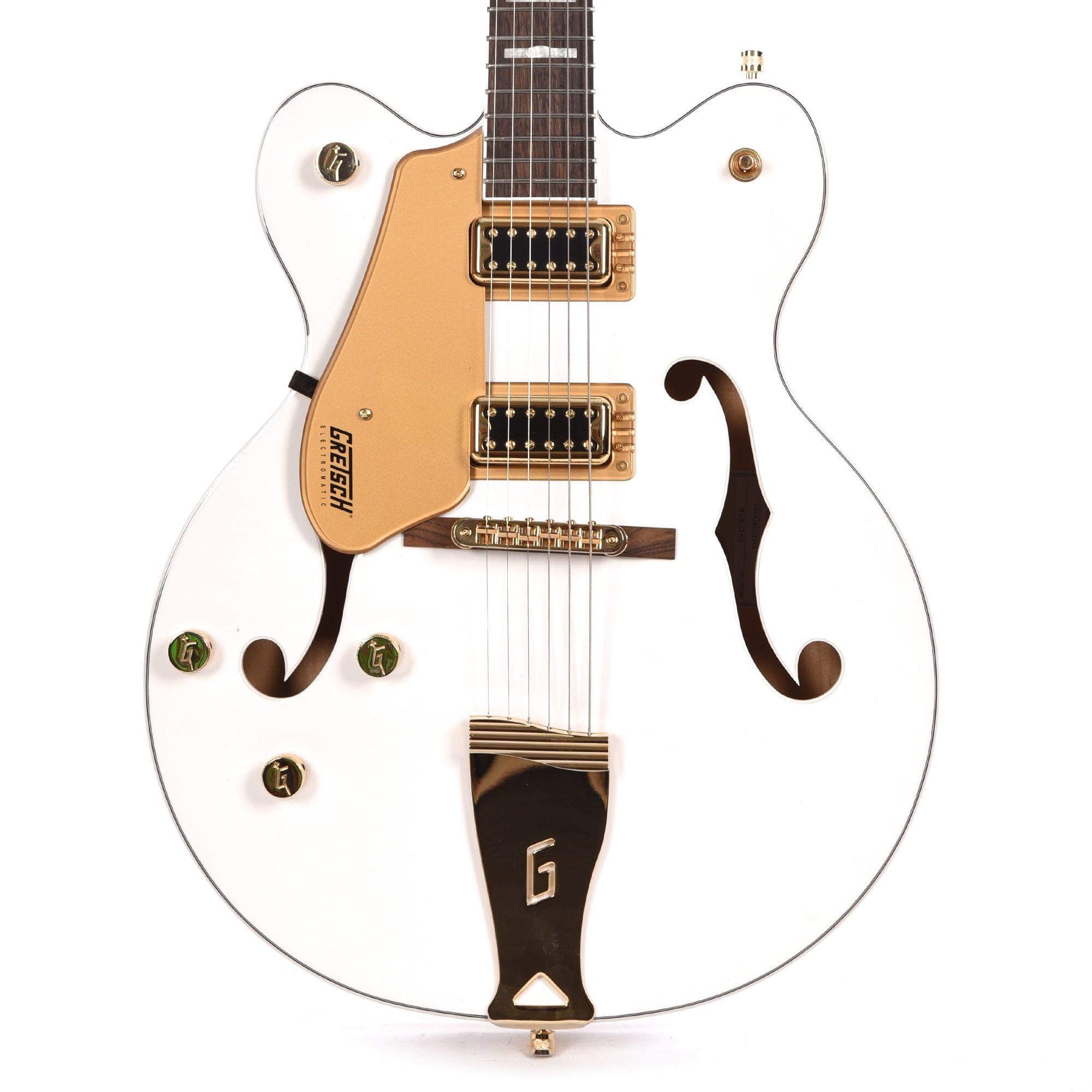 Gretsch G5422G LEFTY Electromatic Hollow-Body Double Cut Snowcrest White Electric Guitars / Left-Handed