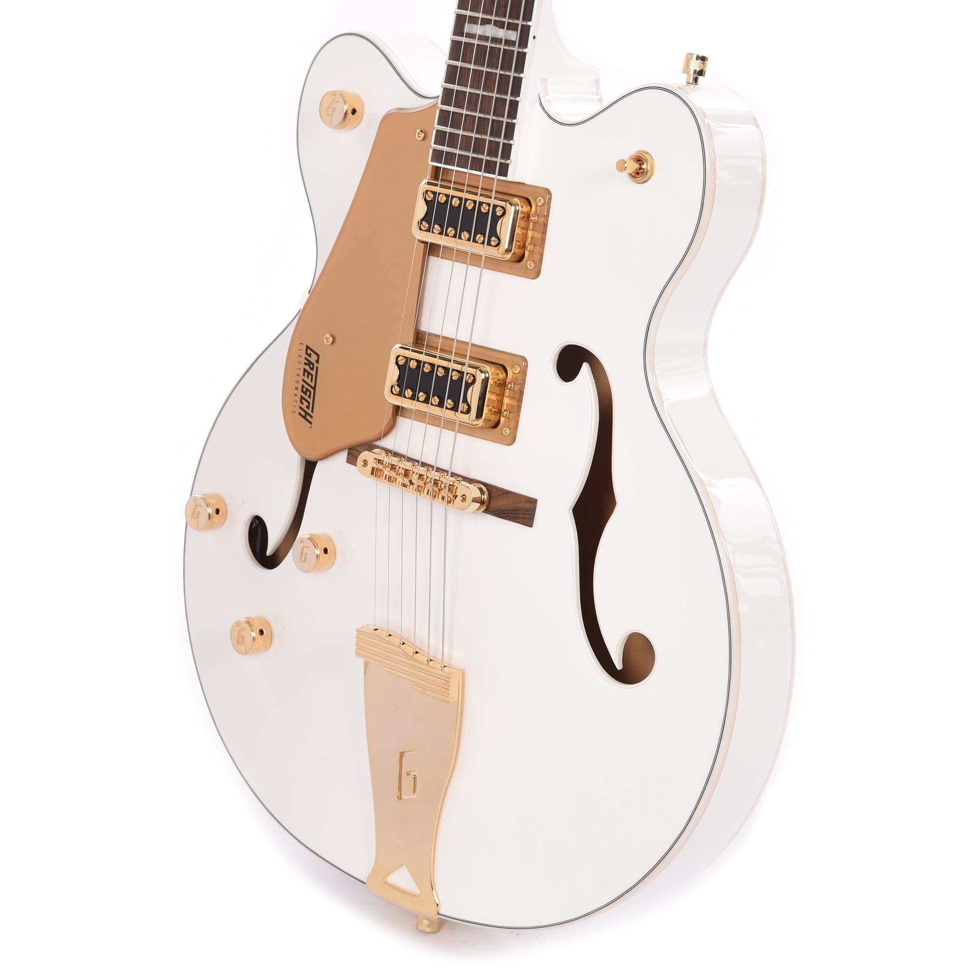 Gretsch G5422G LEFTY Electromatic Hollow-Body Double Cut Snowcrest White Electric Guitars / Left-Handed