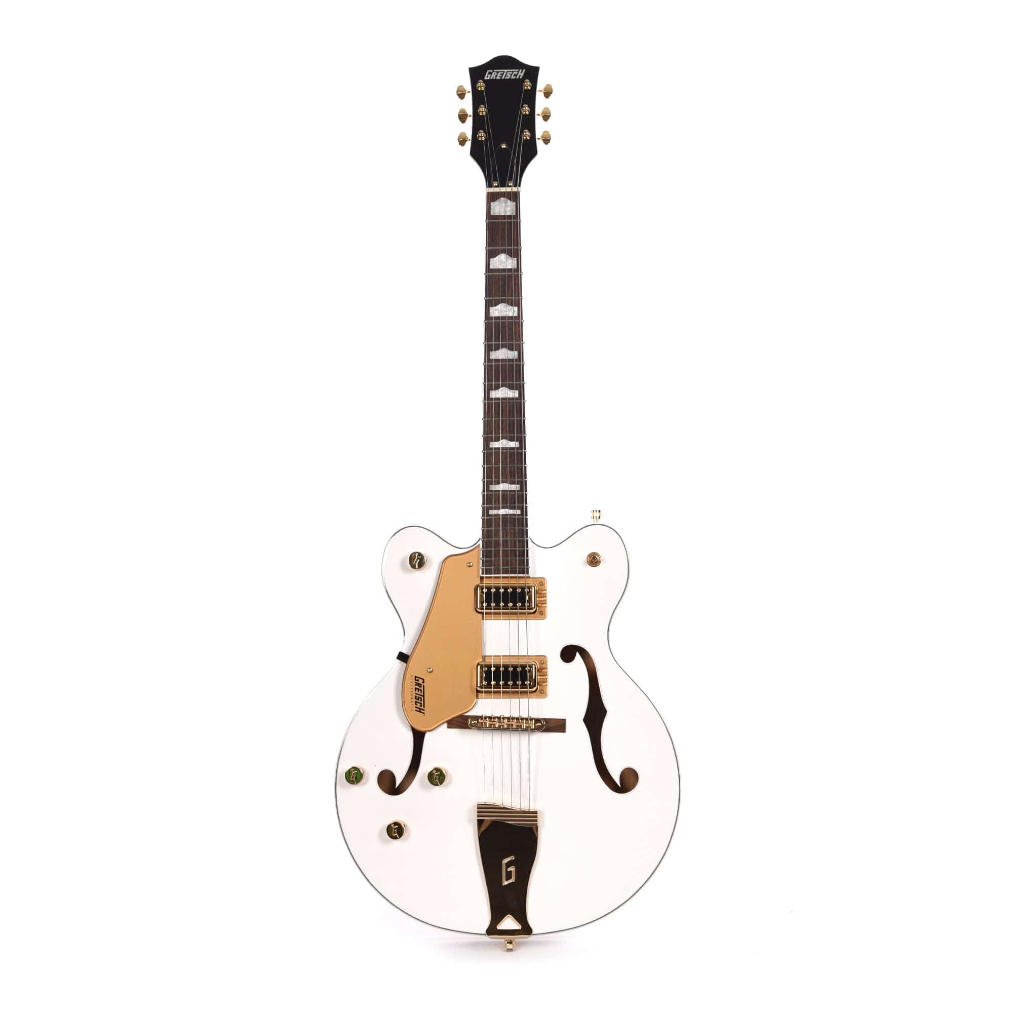 Gretsch G5422G LEFTY Electromatic Hollow-Body Double Cut Snowcrest White Electric Guitars / Left-Handed