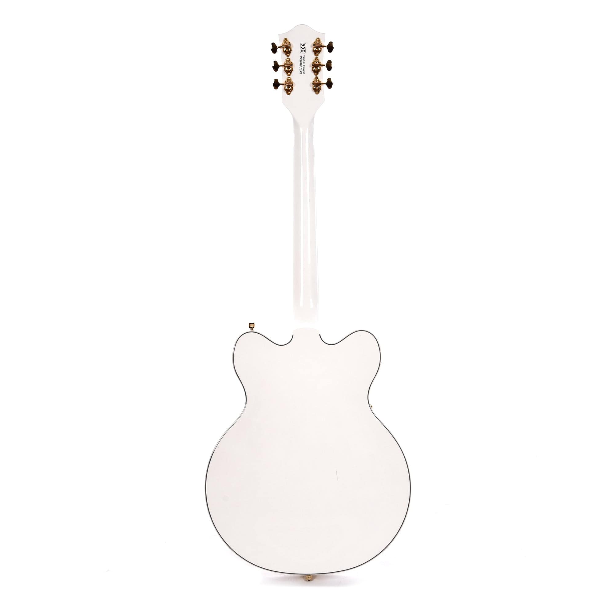 Gretsch G5422G LEFTY Electromatic Hollow-Body Double Cut Snowcrest White Electric Guitars / Left-Handed