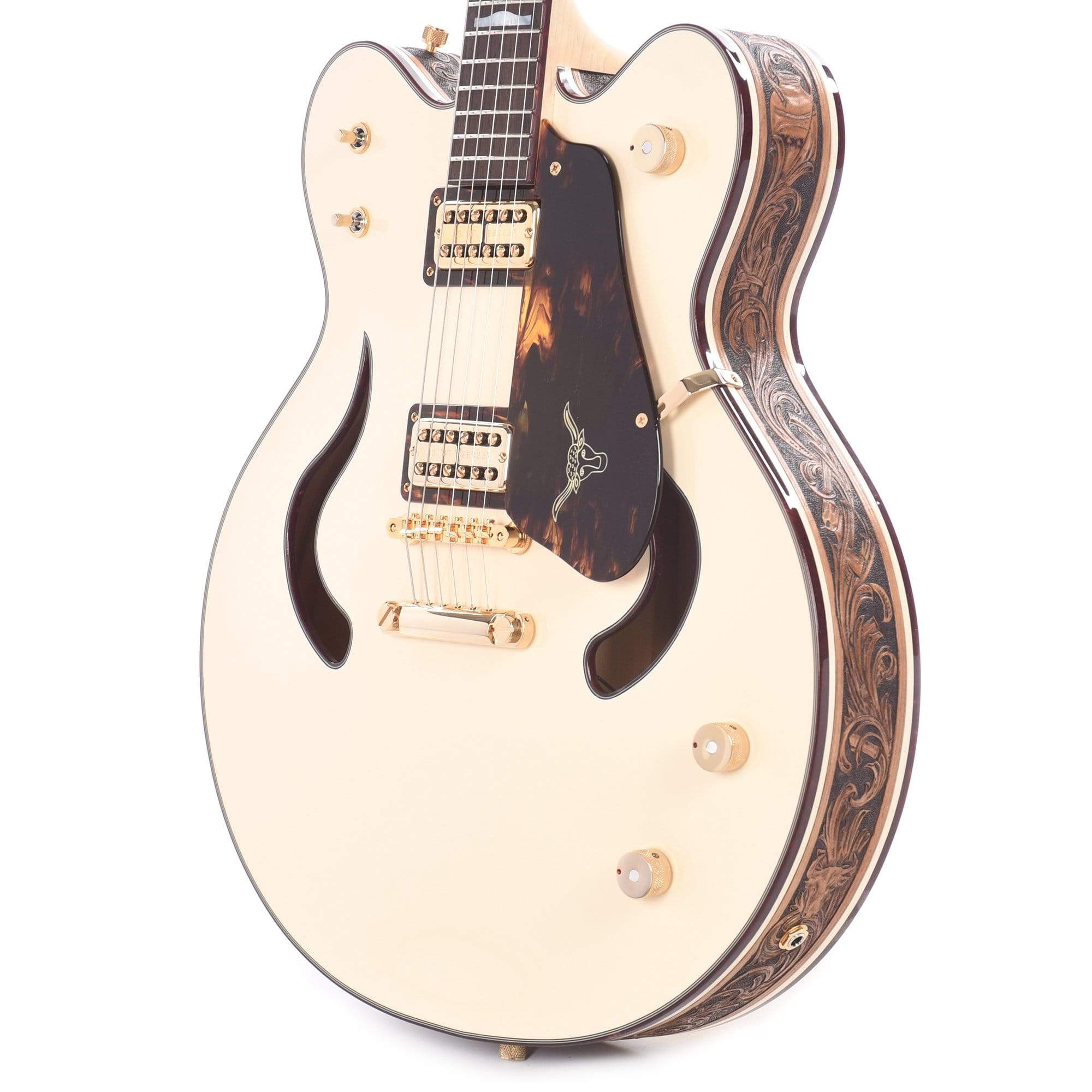 Gretsch Custom Shop G6136CS Steerhead Falcon Ivory Masterbuilt By Stephen Stern w/Brazilian Rosewood Fingerboard Electric Guitars / Semi-Hollow