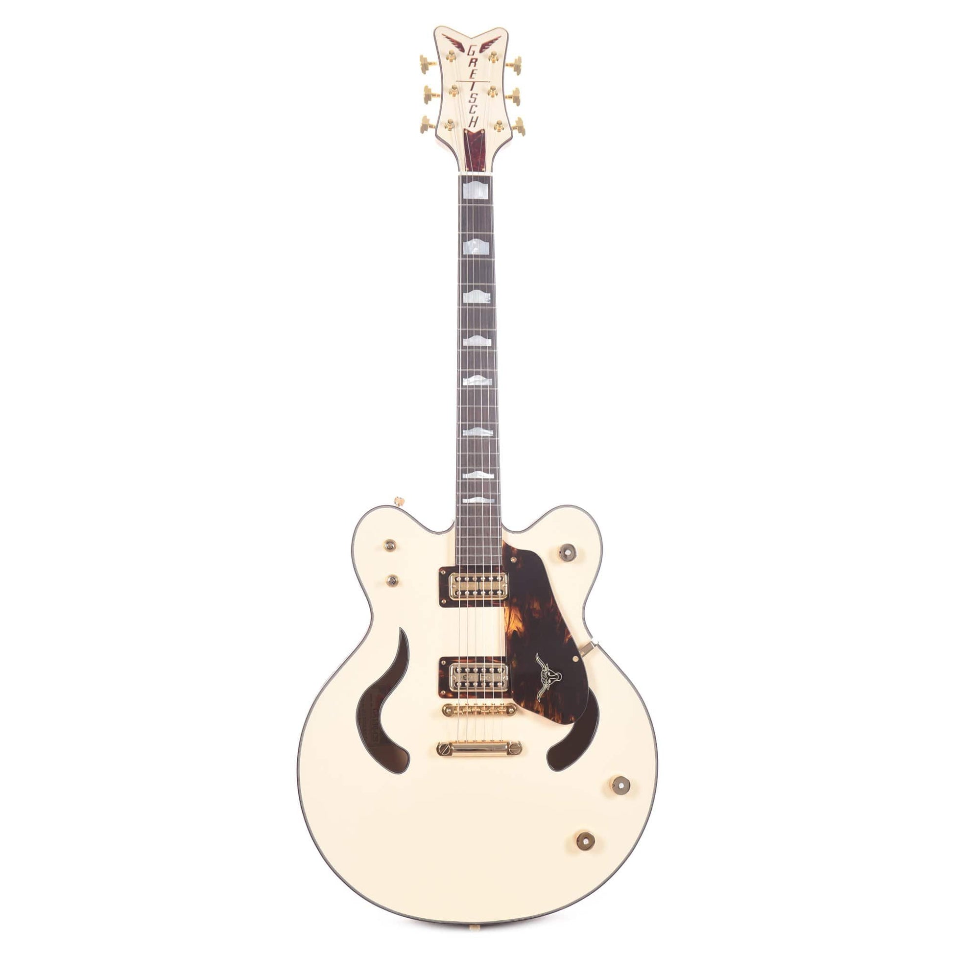 Gretsch Custom Shop G6136CS Steerhead Falcon Ivory Masterbuilt By Stephen Stern w/Brazilian Rosewood Fingerboard Electric Guitars / Semi-Hollow