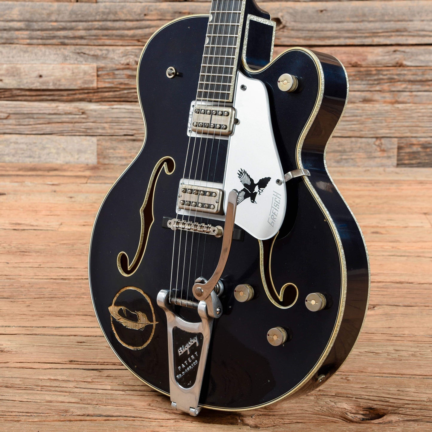 Gretsch Custom Shop Rich Robinson Magpie Falcon Midnight Blue Sparkle 2019 Electric Guitars / Semi-Hollow