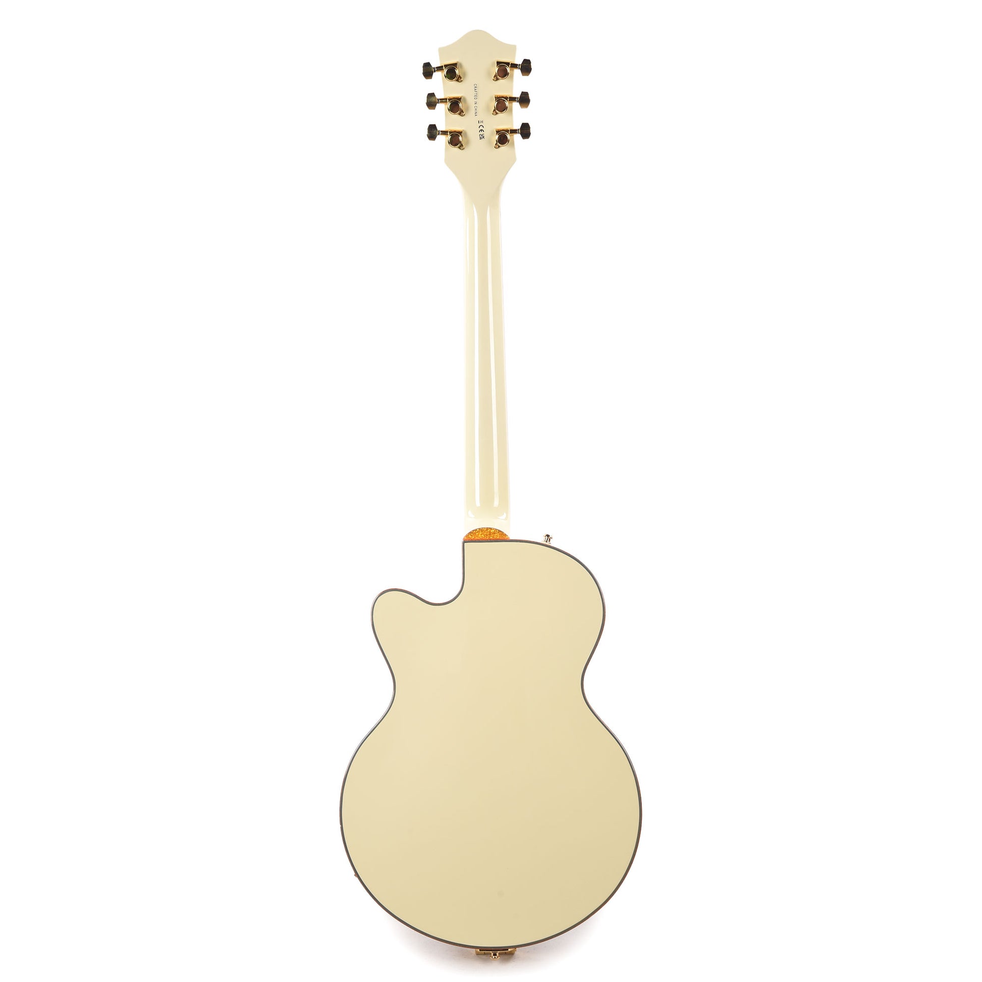 Gretsch Electromatic Chris Rocha Broadkaster Jr. Center Block Vintage White Electric Guitars / Semi-Hollow