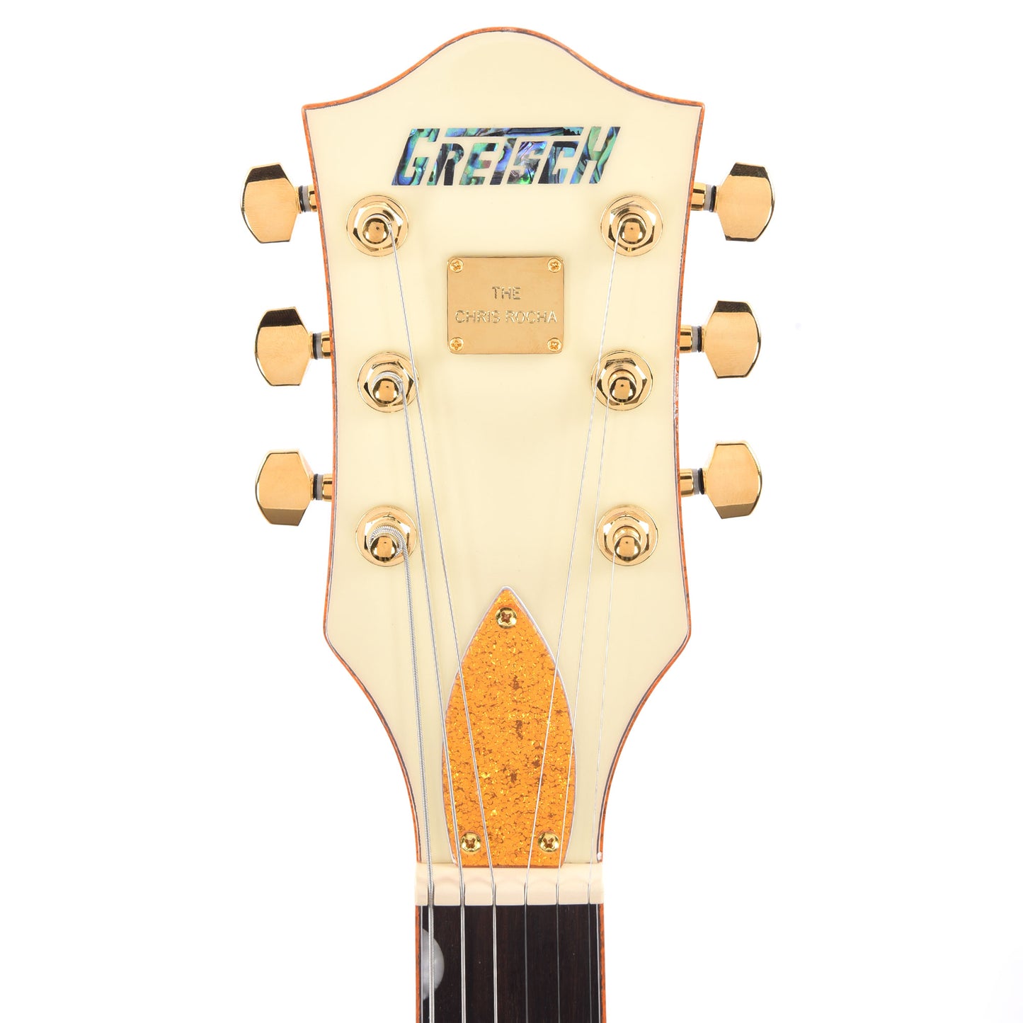Gretsch Electromatic Chris Rocha Broadkaster Jr. Center Block Vintage White Electric Guitars / Semi-Hollow