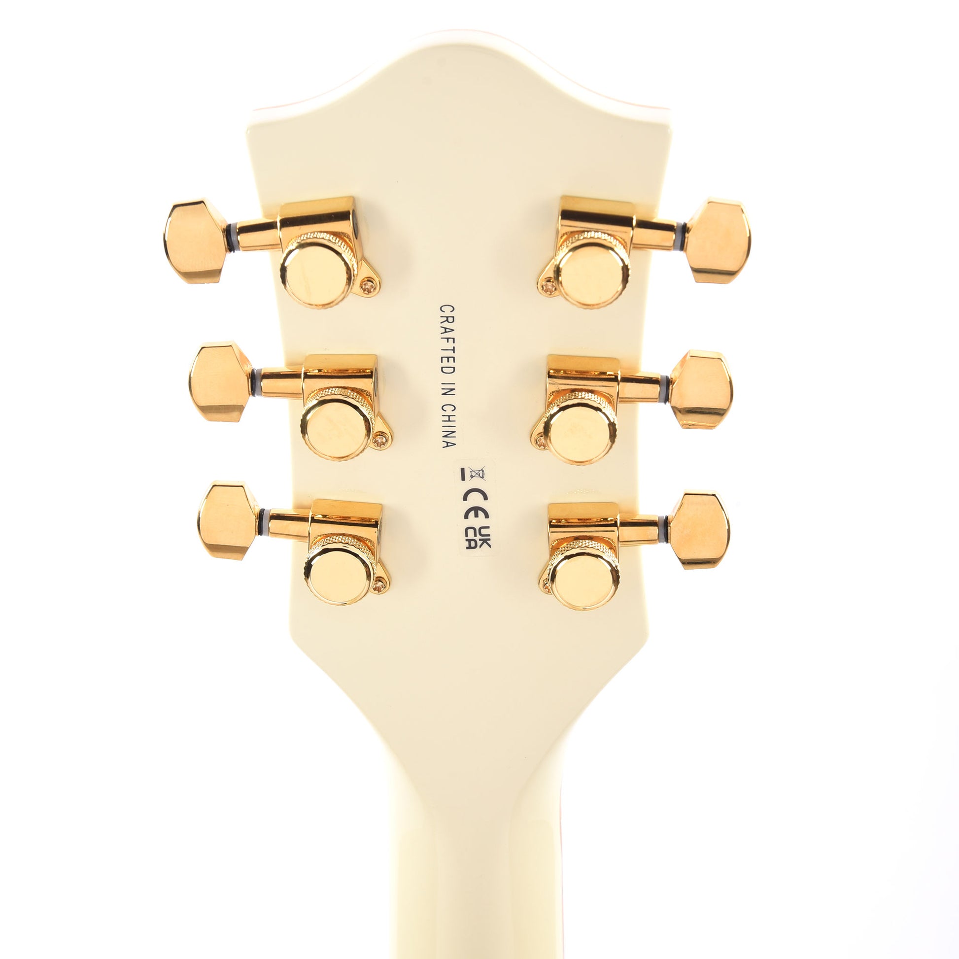 Gretsch Electromatic Chris Rocha Broadkaster Jr. Center Block Vintage White Electric Guitars / Semi-Hollow