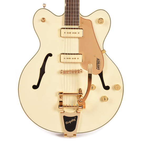 Gretsch Electromatic Pristine LTD Center Block Double-Cut with Bigsby White Gold Electric Guitars / Semi-Hollow
