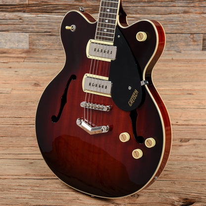 Gretsch G2622-P90 Streamliner Center Block Double-Cut P90 Claret Burst w/V-Stoptail Electric Guitars / Semi-Hollow