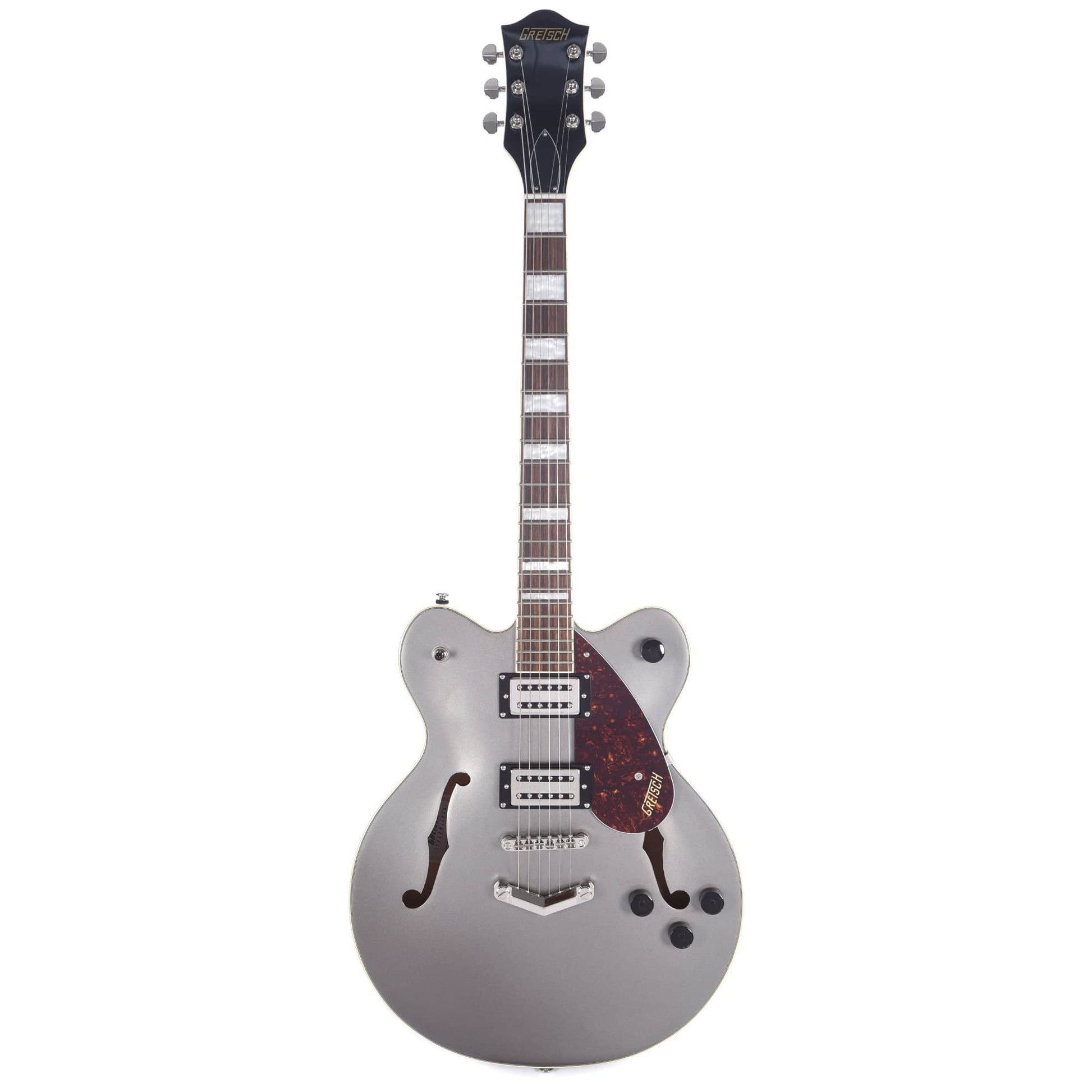 Gretsch G2622 Streamliner Center Block Phantom Metallic w/V-Stoptail & Broad'Tron Pickups Electric Guitars / Semi-Hollow