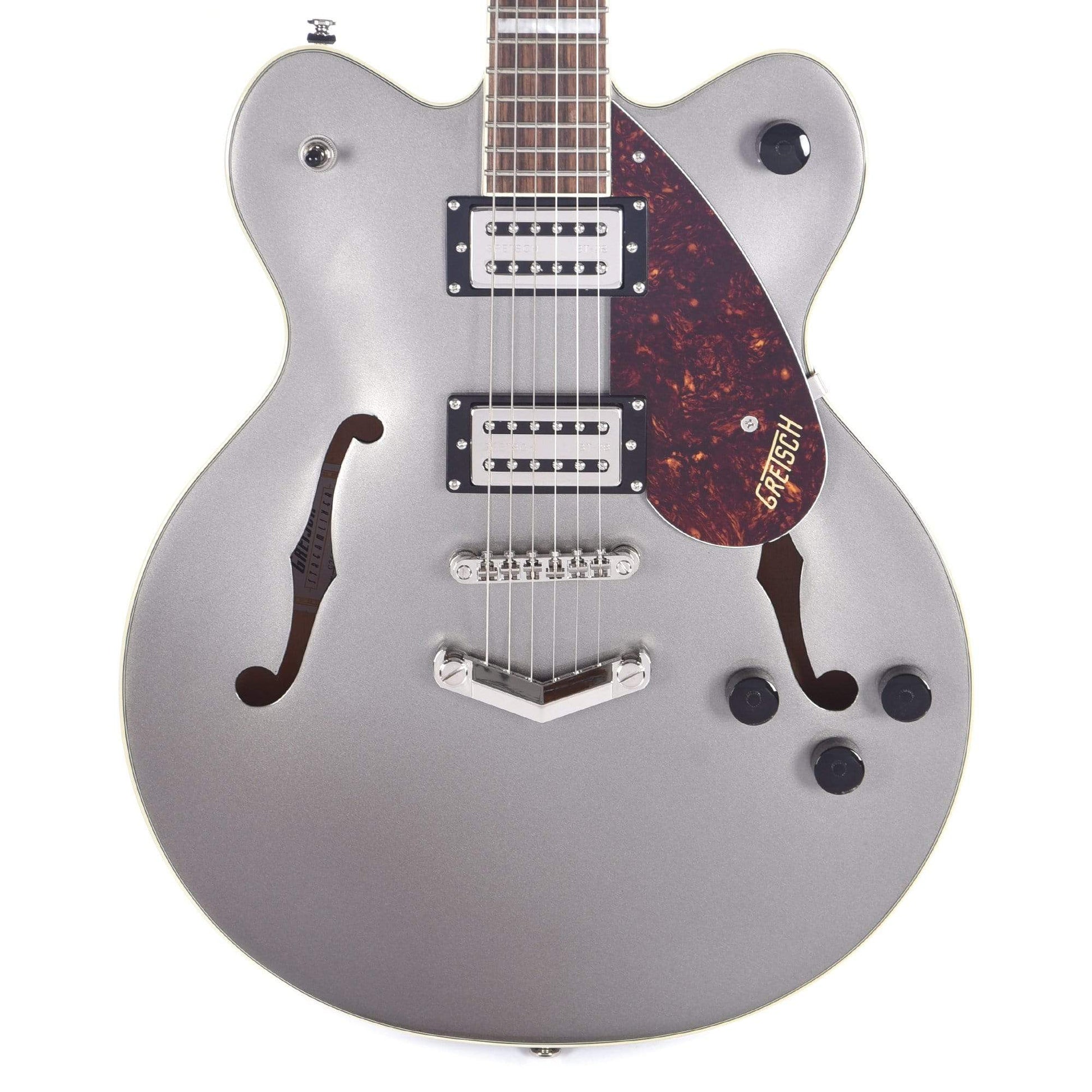 Gretsch G2622 Streamliner Center Block Phantom Metallic w/V-Stoptail & Broad'Tron Pickups Electric Guitars / Semi-Hollow