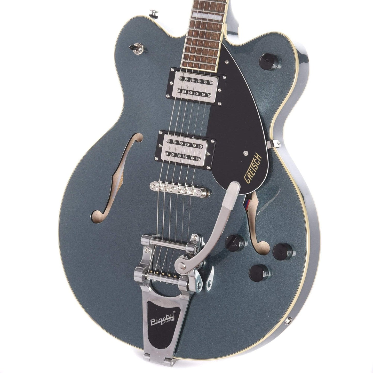 Gretsch G2622T Streamliner Center Block Gunmetal w/Bigsby & Broad'Tron Pickups Electric Guitars / Semi-Hollow