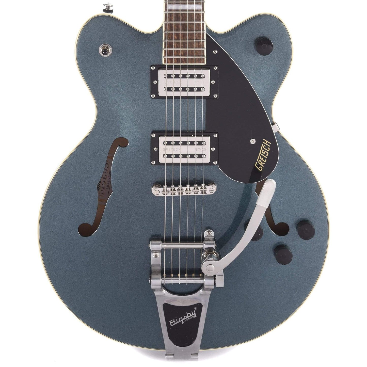 Gretsch G2622T Streamliner Center Block Gunmetal w/Bigsby & Broad'Tron Pickups Electric Guitars / Semi-Hollow
