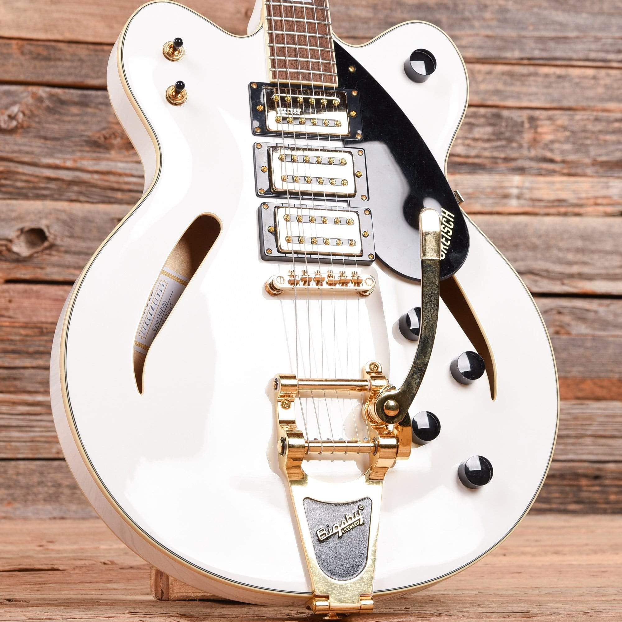 Gretsch G2627TG Streamliner Center Block 3-Pickup White 2021